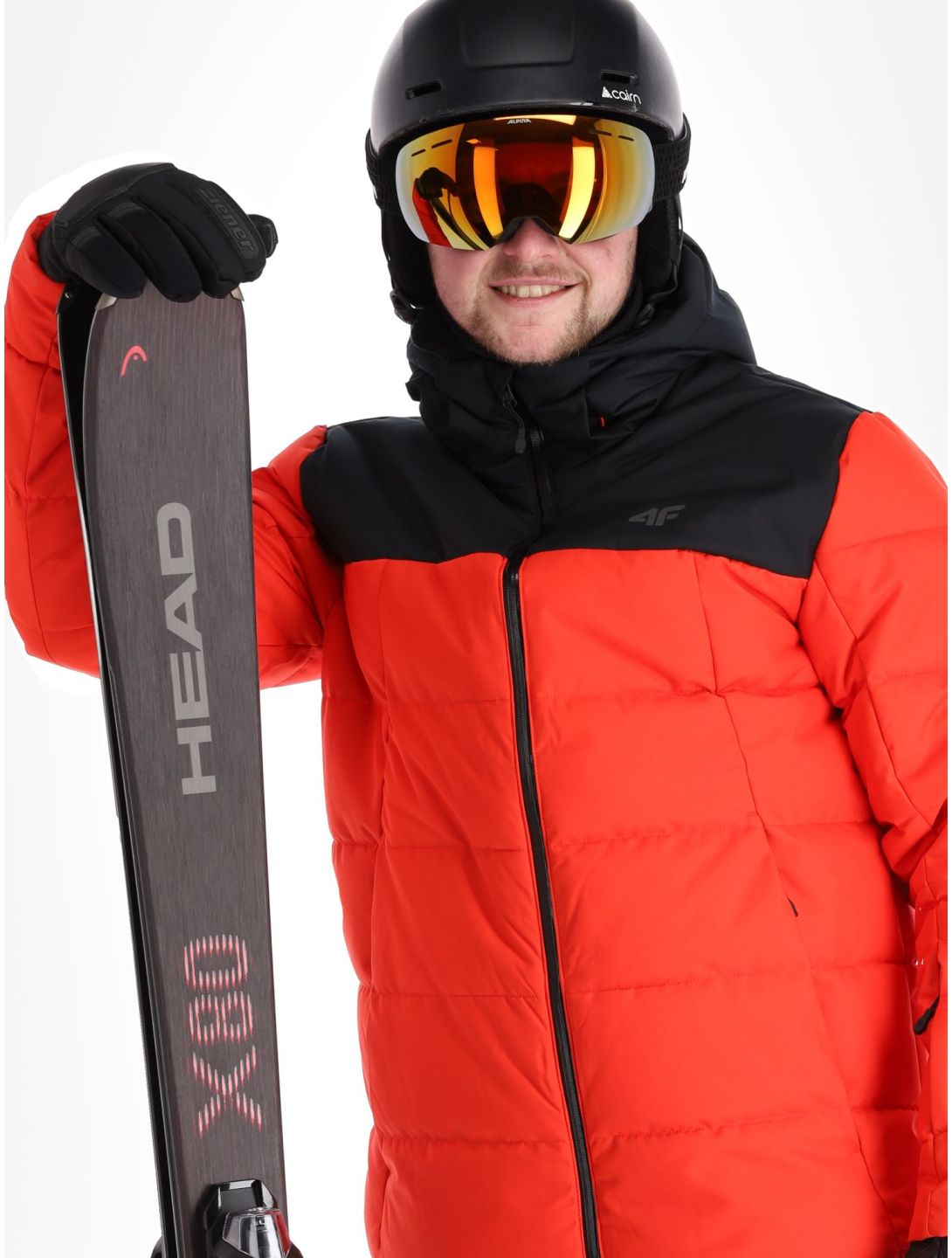 4F, Technical Jacket  M307 ski jacket men Red red 