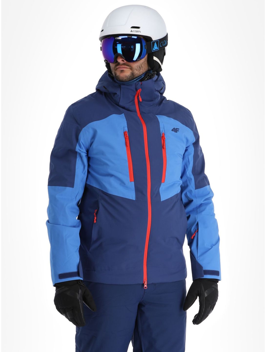 4F, Technical Jacket  M345 ski jacket men Navy blue 