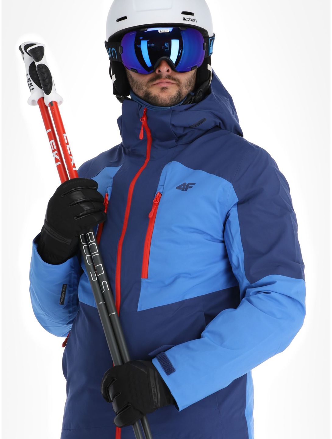 4F, Technical Jacket  M345 ski jacket men Navy blue 