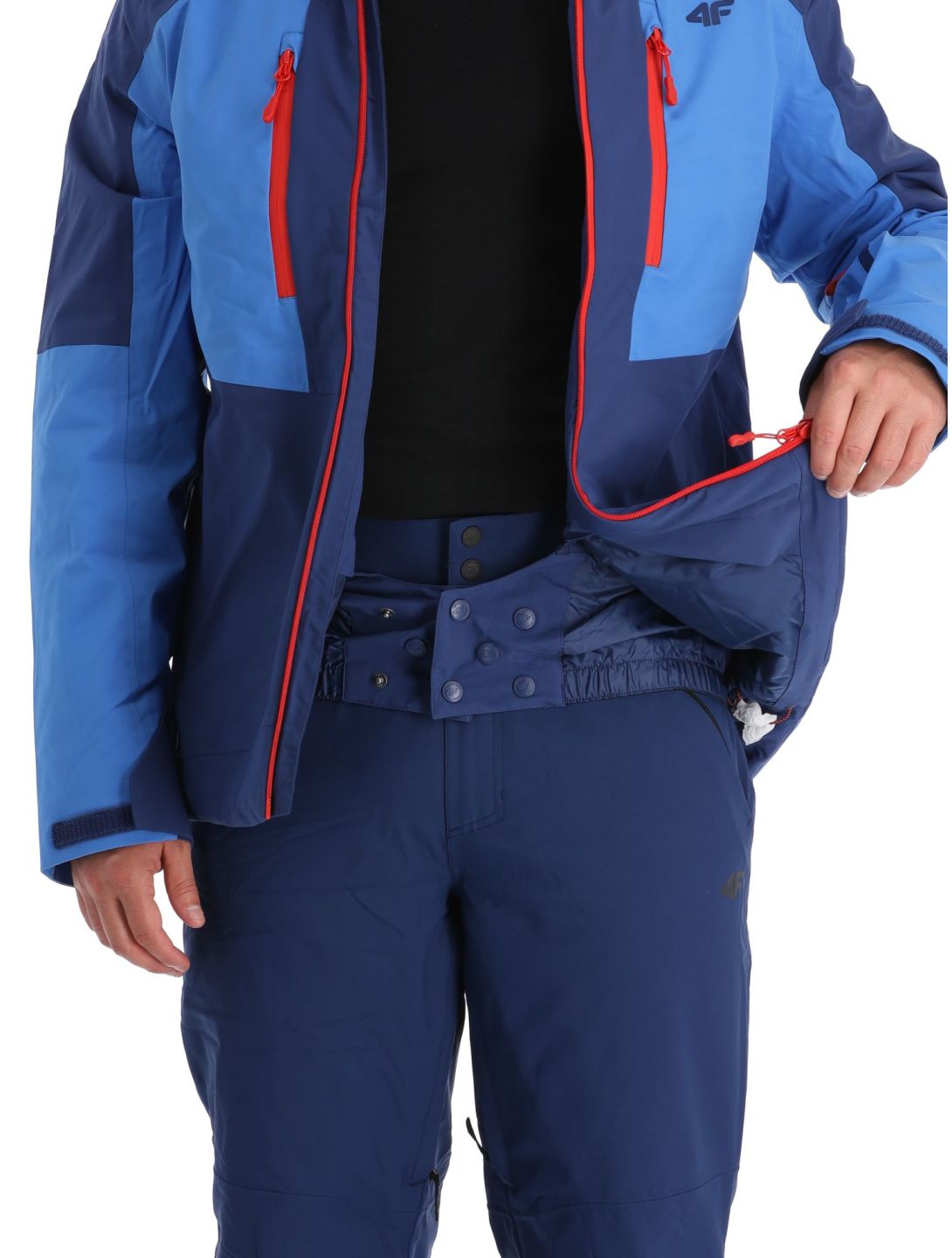 4F, Technical Jacket  M345 ski jacket men Navy blue 