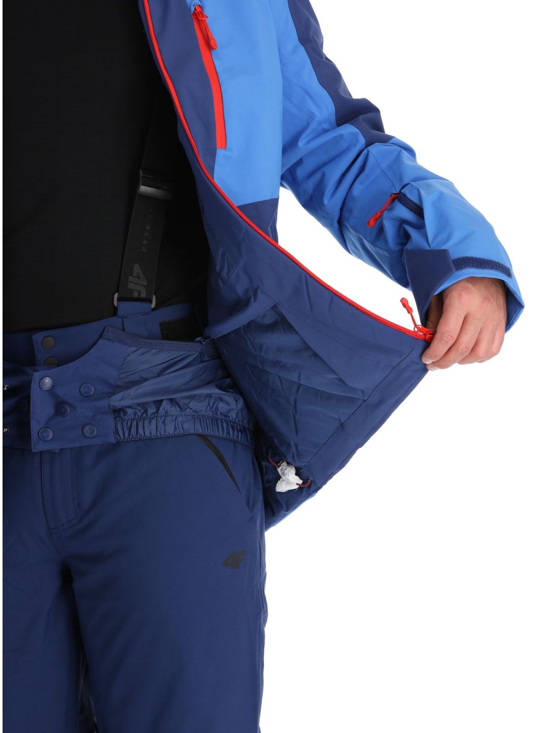 4F, Technical Jacket  M345 ski jacket men Navy blue 