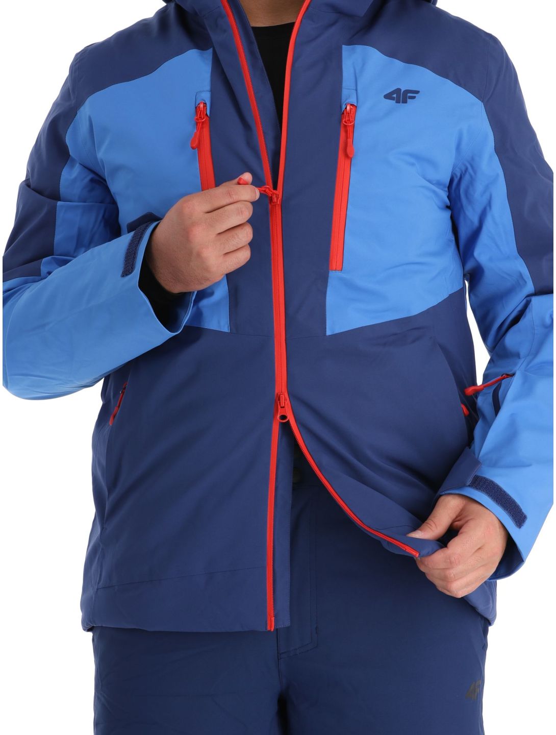 4F, Technical Jacket  M345 ski jacket men Navy blue 