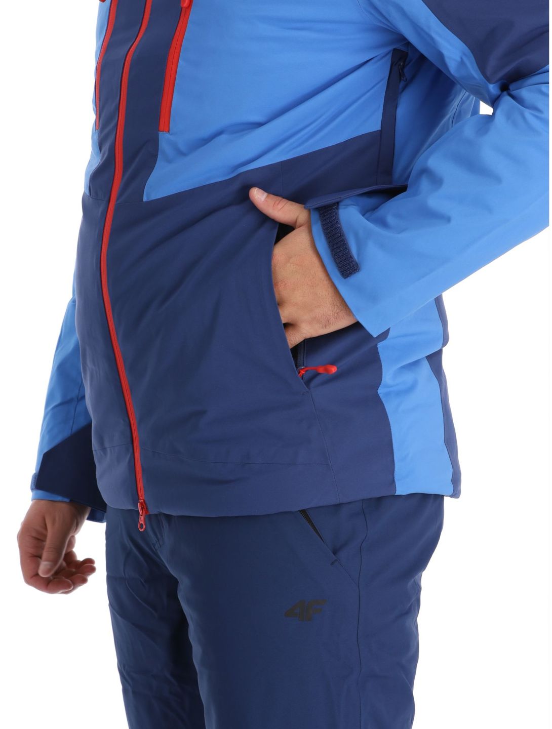 4F, Technical Jacket  M345 ski jacket men Navy blue 