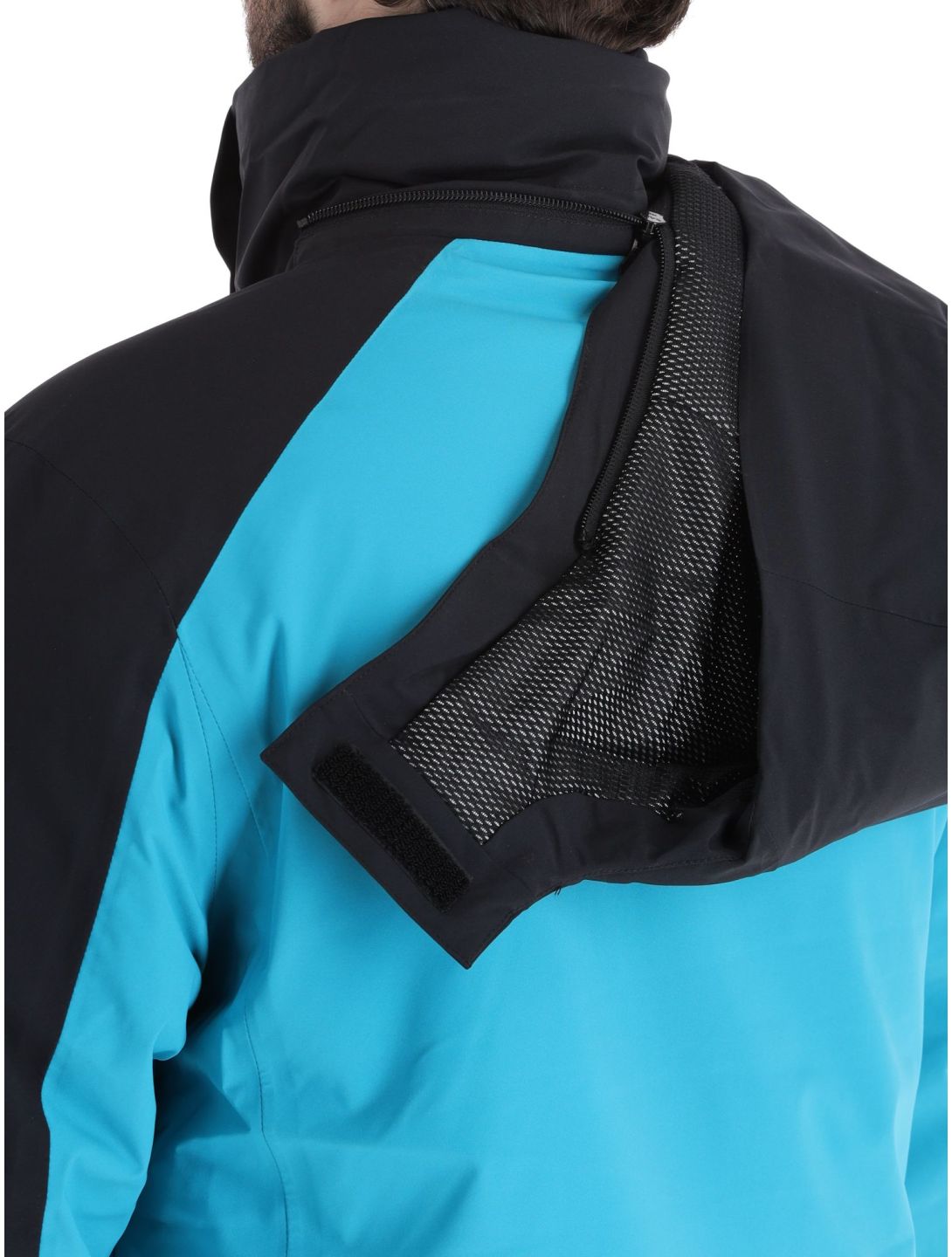 4F, Technical Jacket  M345 ski jacket men Turquoise black, Turquoise 