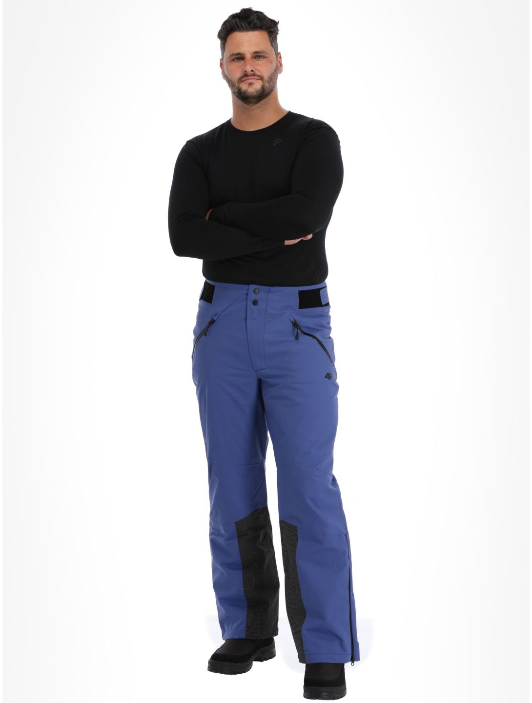 4F, Trousers Fnk  M343 ski pants men Dark Blue blue 