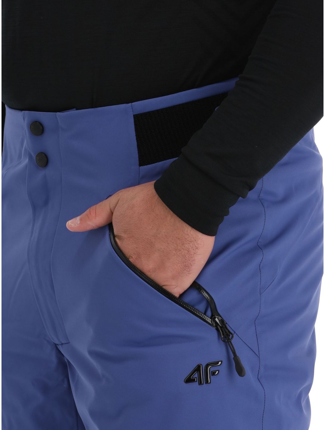 4F, Trousers Fnk  M343 ski pants men Dark Blue blue 