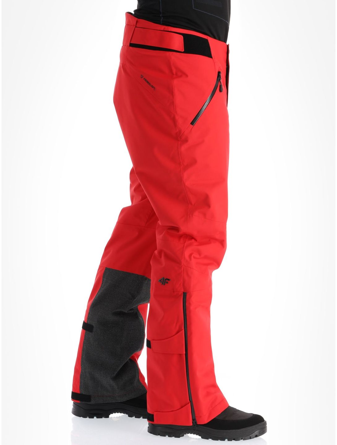 4F, Trousers Fnk  M343 ski pants men Dark Red red 