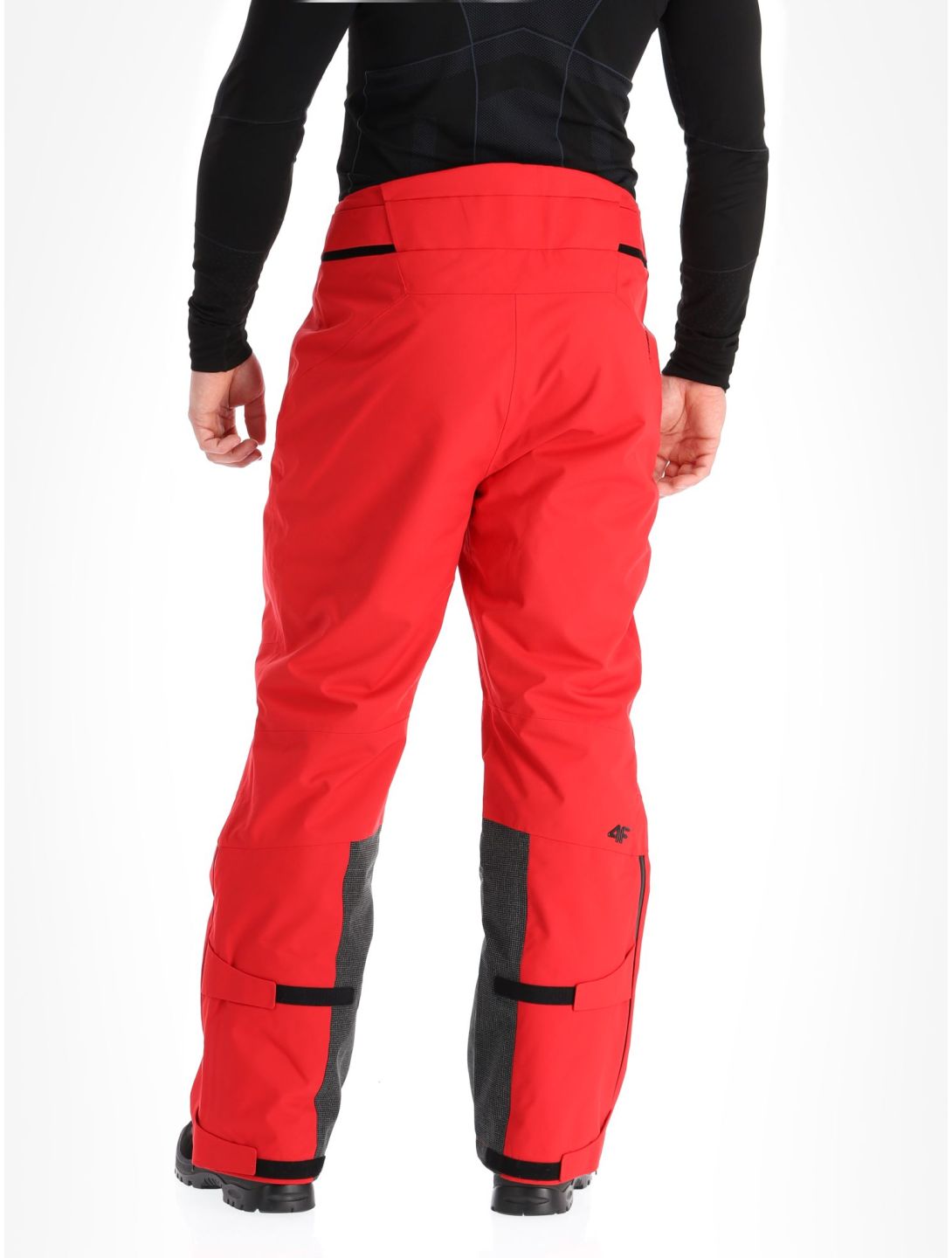 4F, Trousers Fnk  M343 ski pants men Dark Red red 