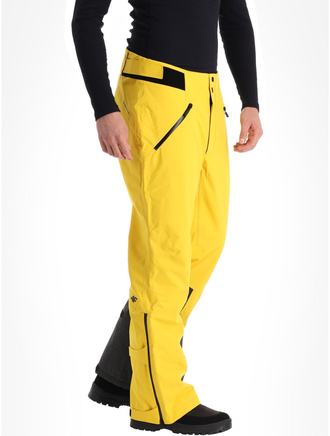 4F, Trousers Fnk  M343 ski pants men Yellow yellow 