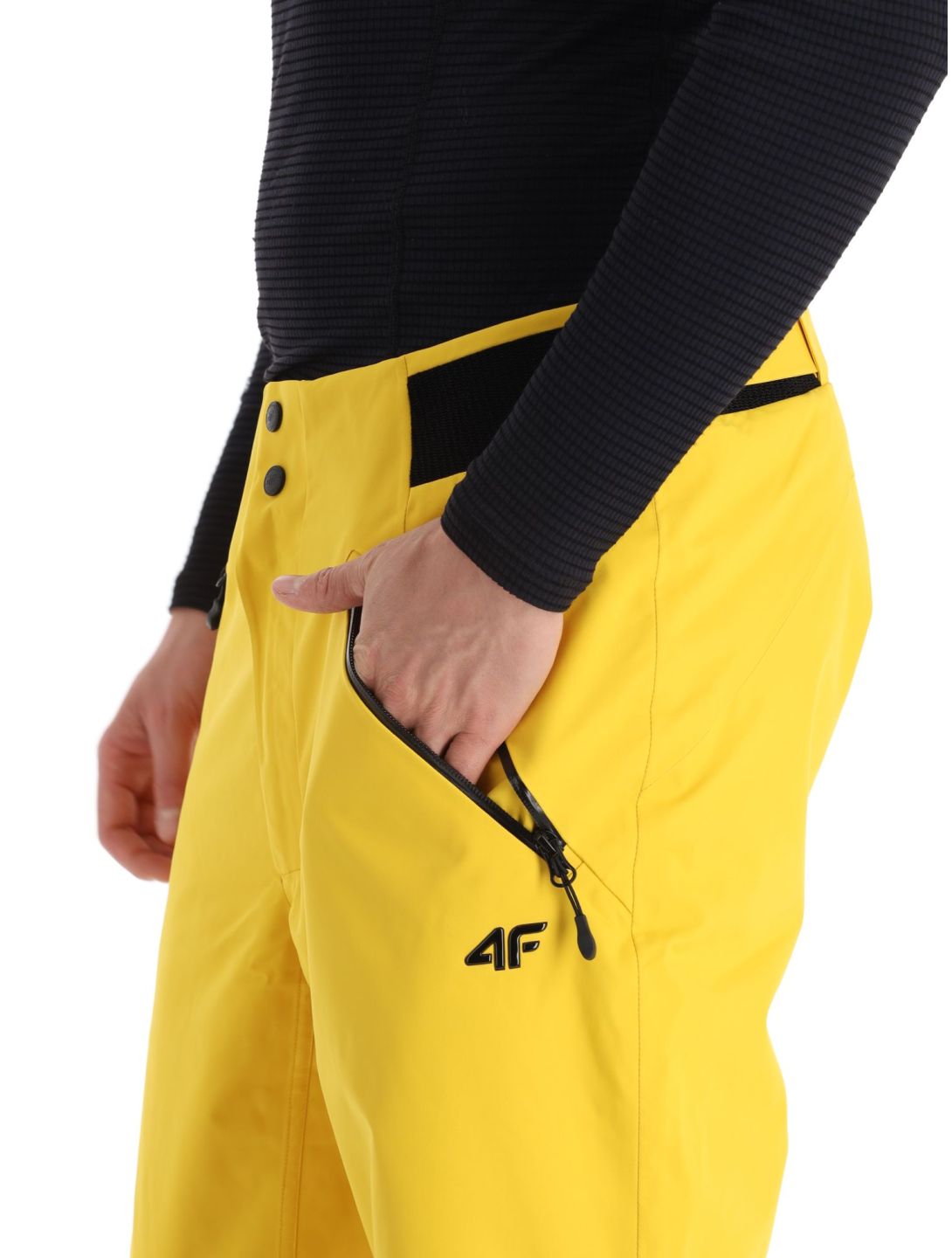 4F, Trousers Fnk  M343 ski pants men Yellow yellow 