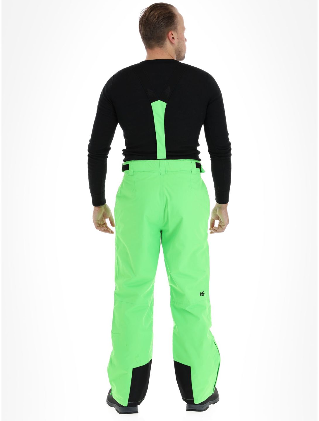 4F, Trousers Fnk  M361 ski pants men Green green 