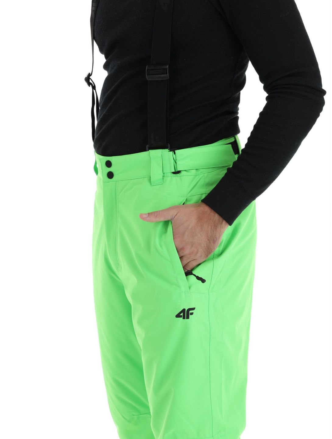 4F, Trousers Fnk  M361 ski pants men Green green 