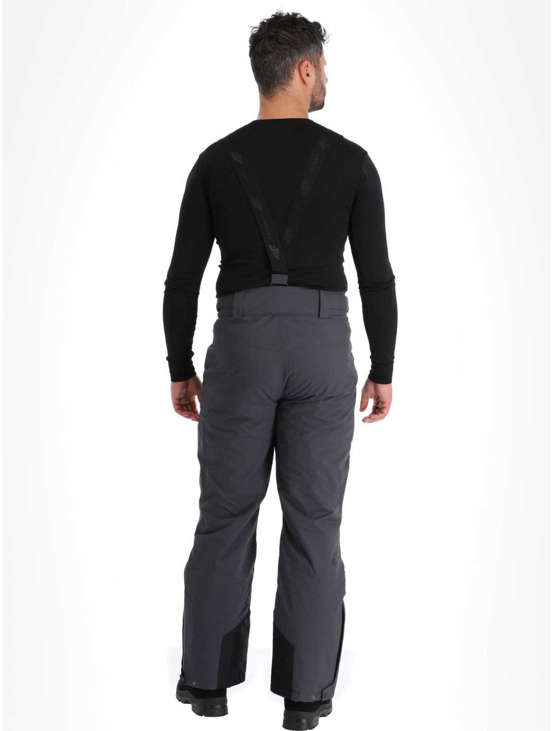 4F, Trousers Fnk  M402 ski pants men Dark Grey grey 