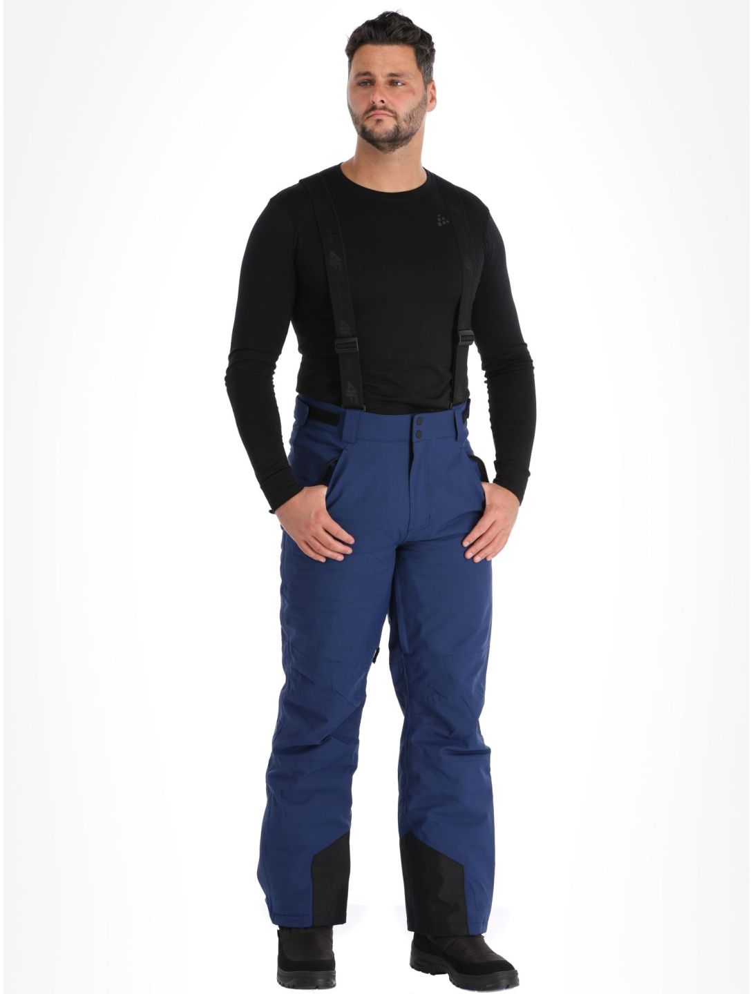 4F, Trousers Fnk  M402 ski pants men Navy blue 