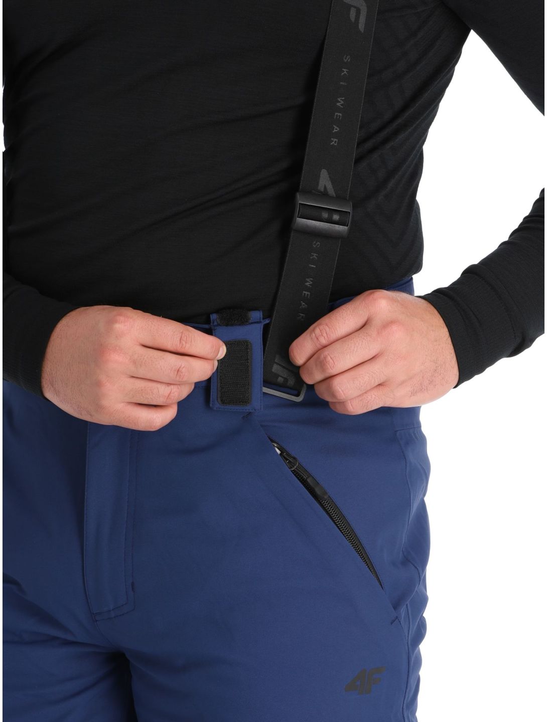 4F, Trousers Fnk  M402 ski pants men Navy blue 