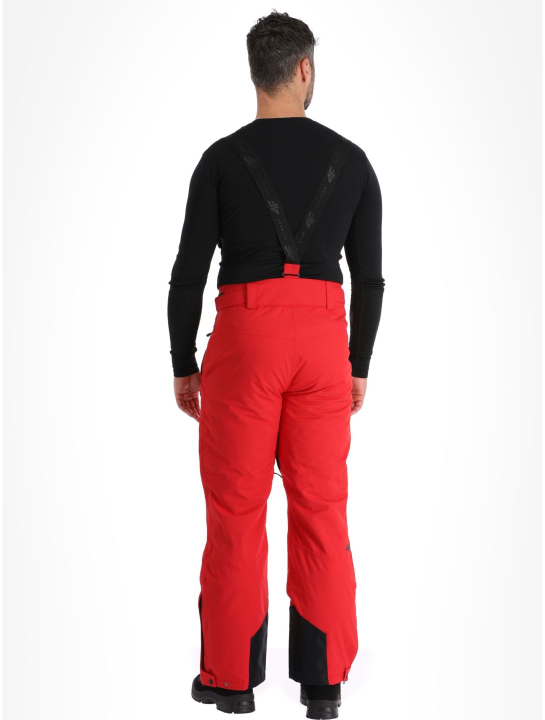 4F, Trousers Fnk  M402 ski pants men Red red 