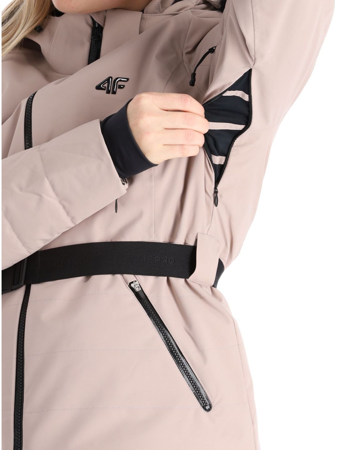 4F, Technical Jacket  F337 ski jacket women Beige beige 