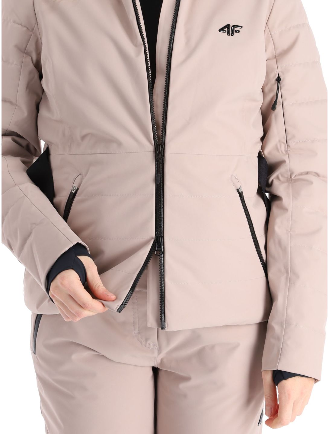 4F, Technical Jacket  F337 ski jacket women Beige beige 