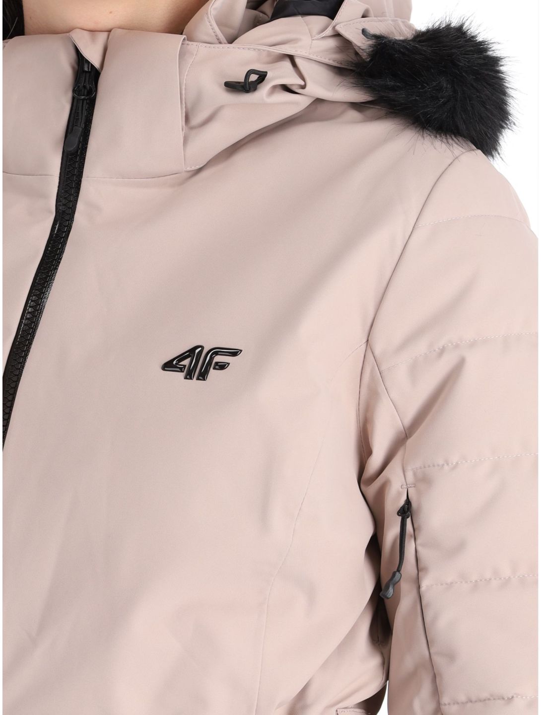 4F, Technical Jacket  F337 ski jacket women Beige beige 