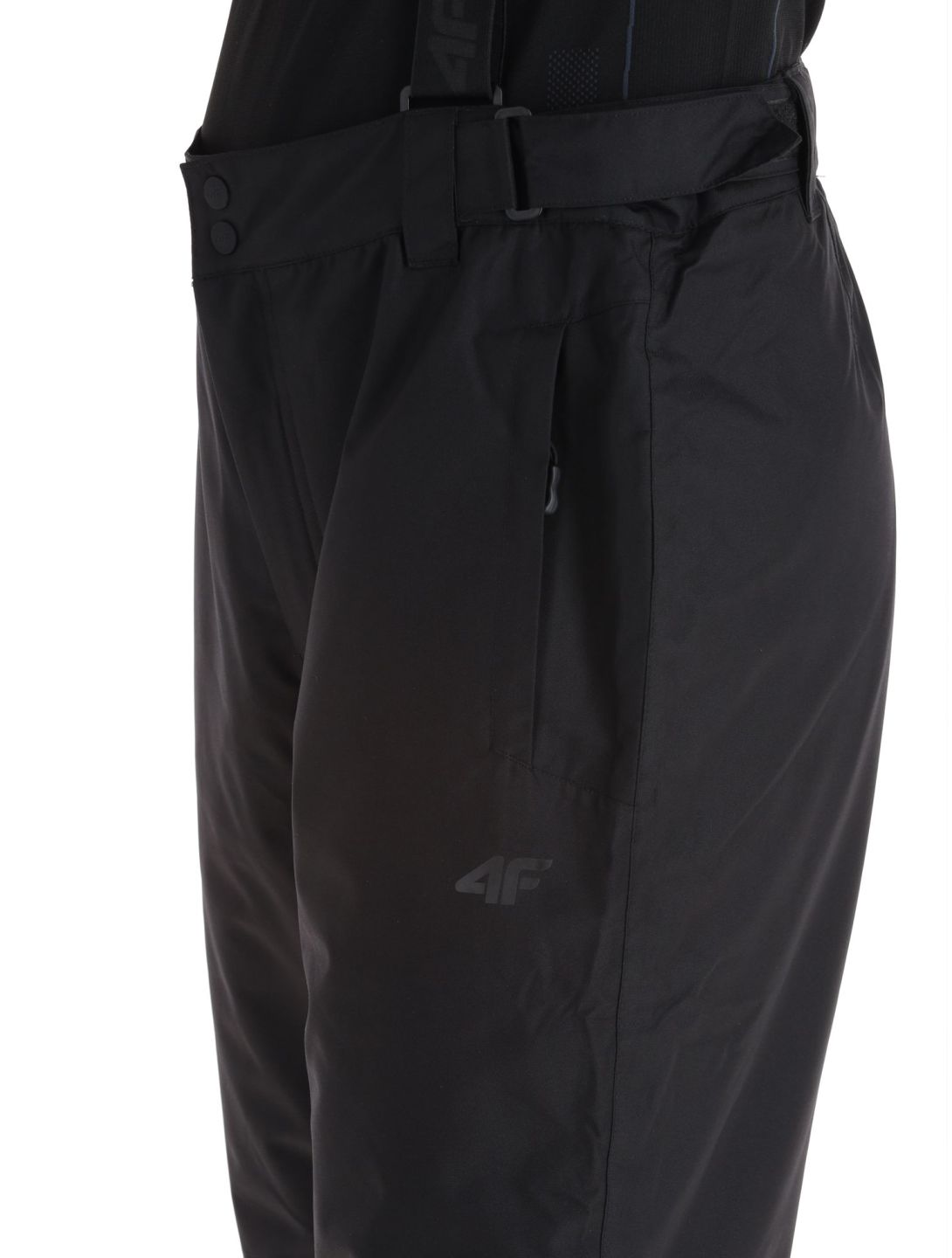 4F, Trousers Fnk  M361 ski pants men Deep Black black 