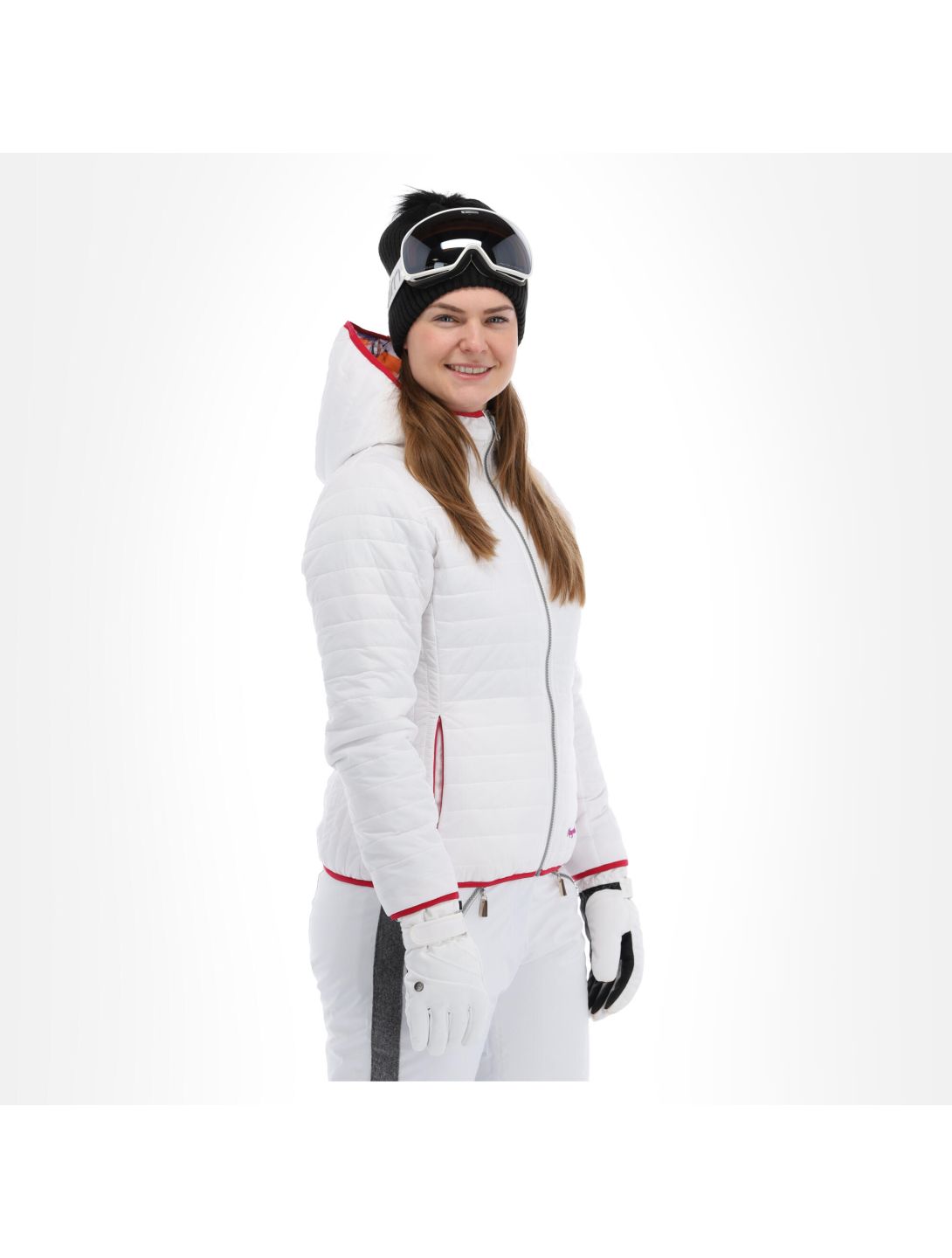 Almgwand, Weihnachtsegg down jacket women berry white 