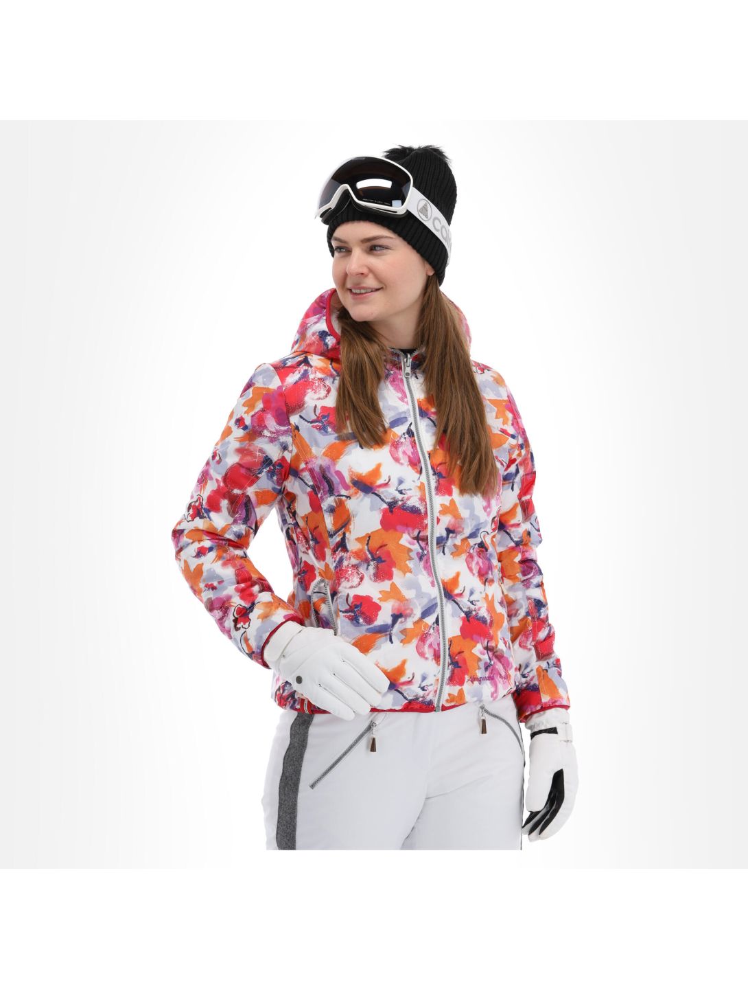 Almgwand, Weihnachtsegg down jacket women berry white 