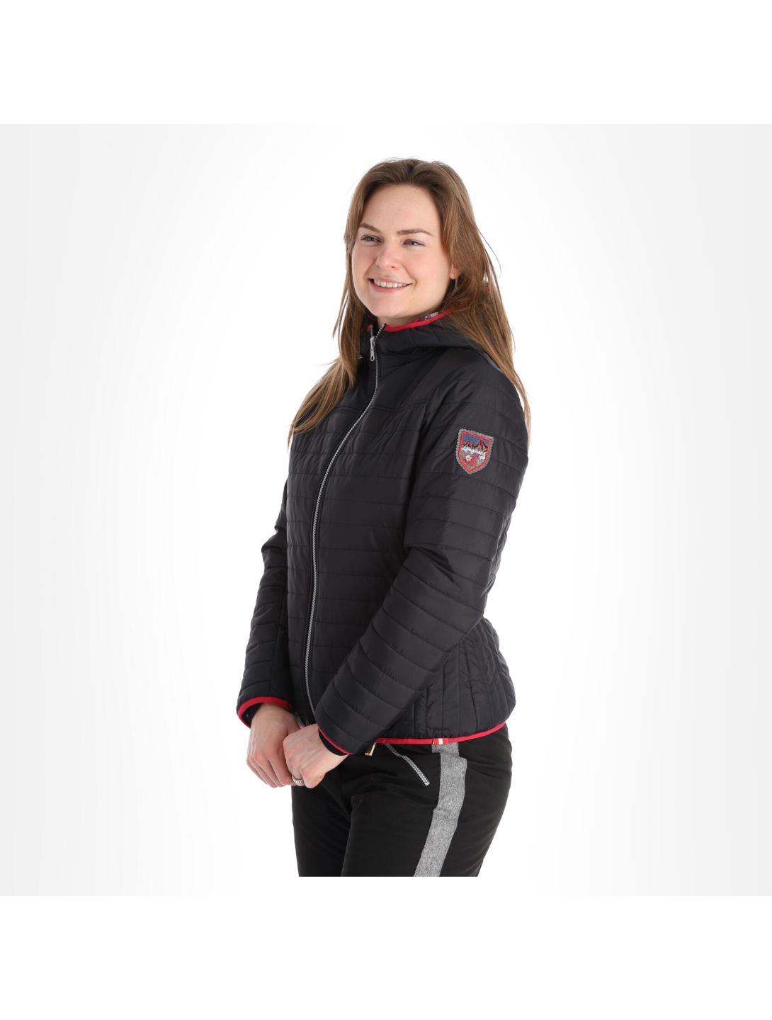 Almgwand, Weihnachtsegg down jacket women berry black 