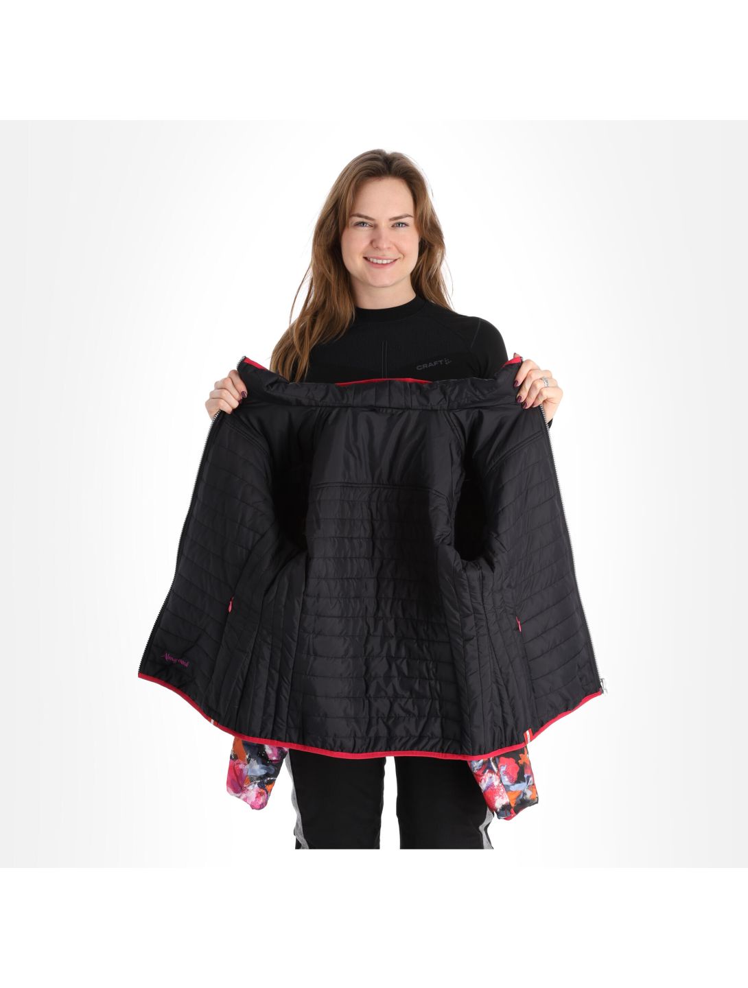 Almgwand, Weihnachtsegg down jacket women berry black 