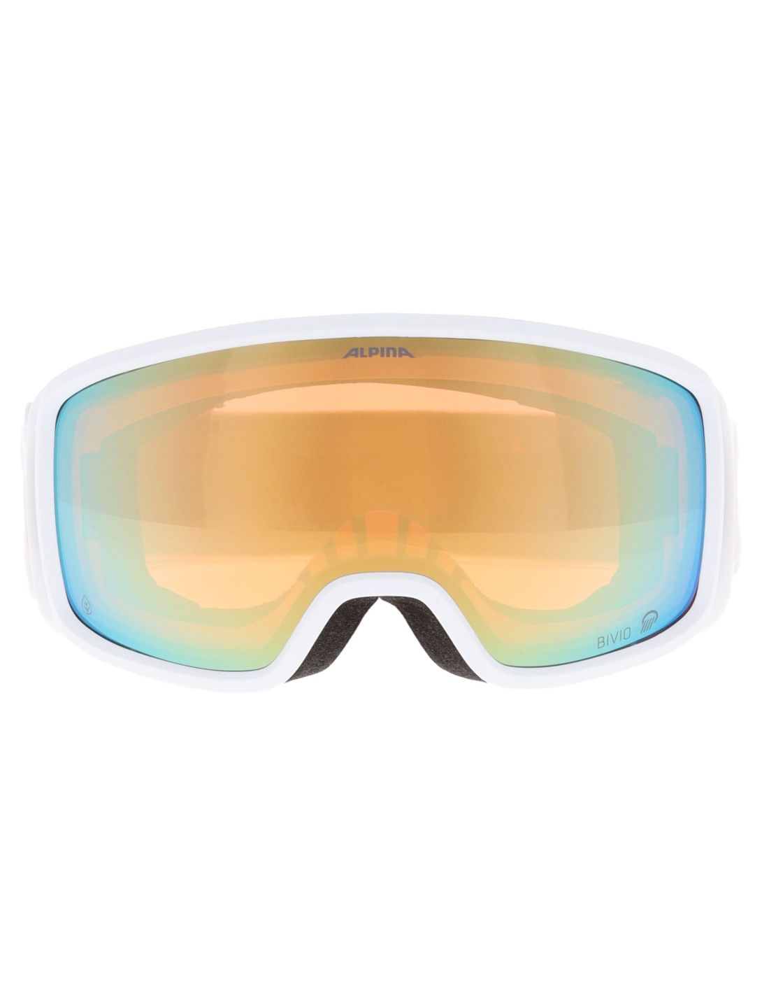 Alpina, Bivio Q goggles unisex White Gold Matt Goud, white 