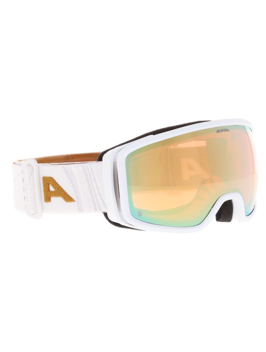 Alpina, Bivio Q goggles unisex White Gold Matt Goud, white 