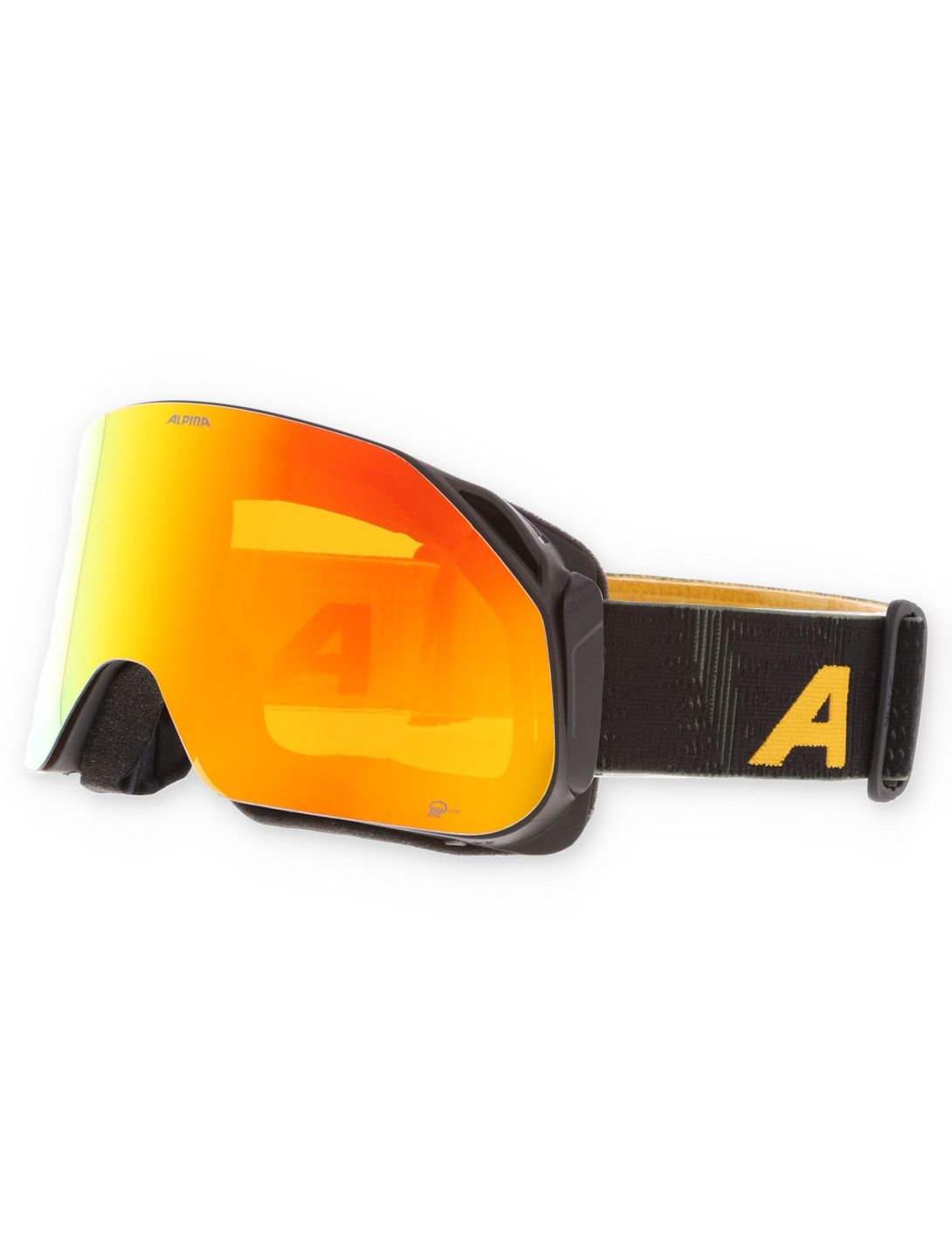 Alpina, Blackcomb Q-Lite goggles unisex Black-Yellow Matt black, yellow 