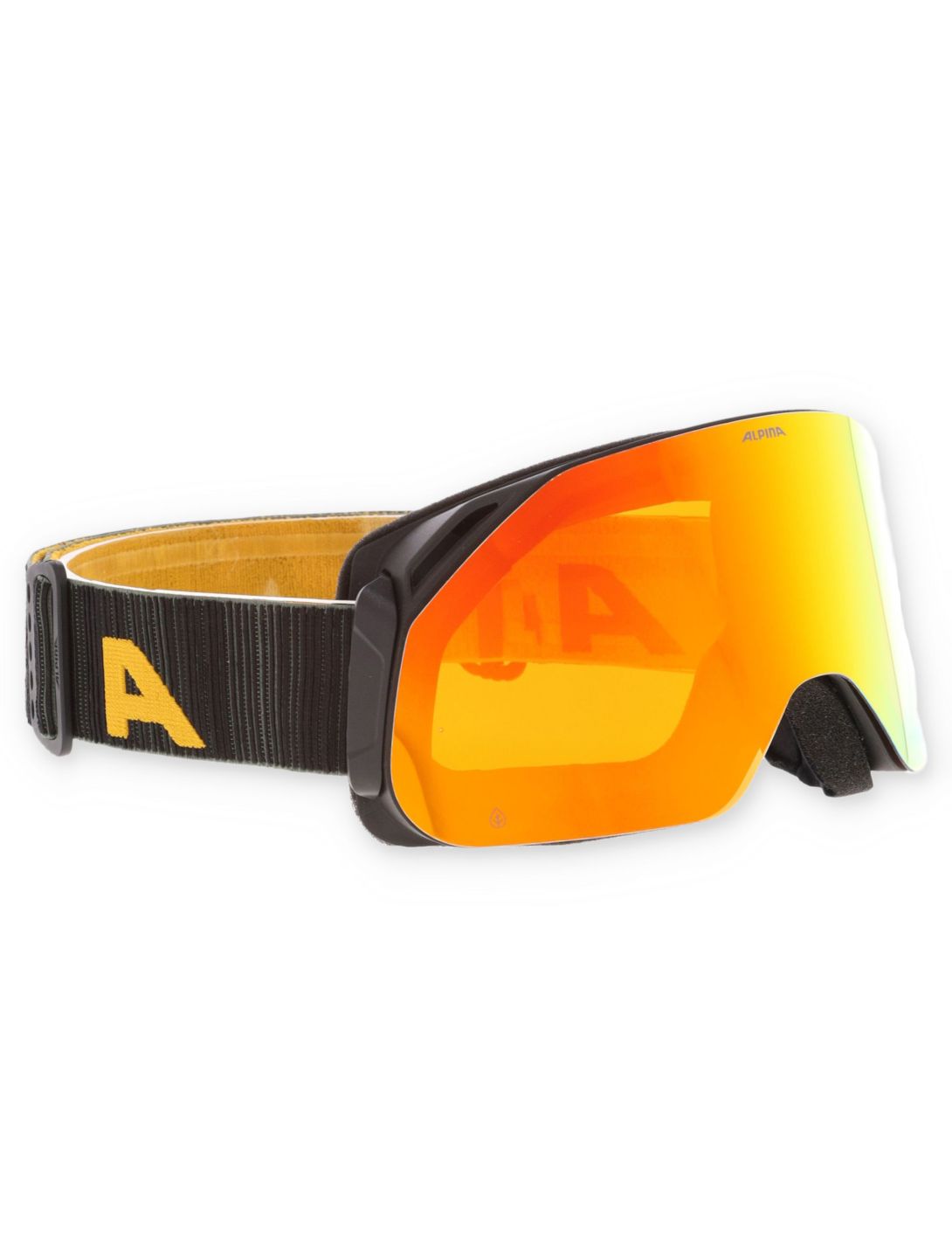 Alpina, Blackcomb Q-Lite goggles unisex Black-Yellow Matt black, yellow 