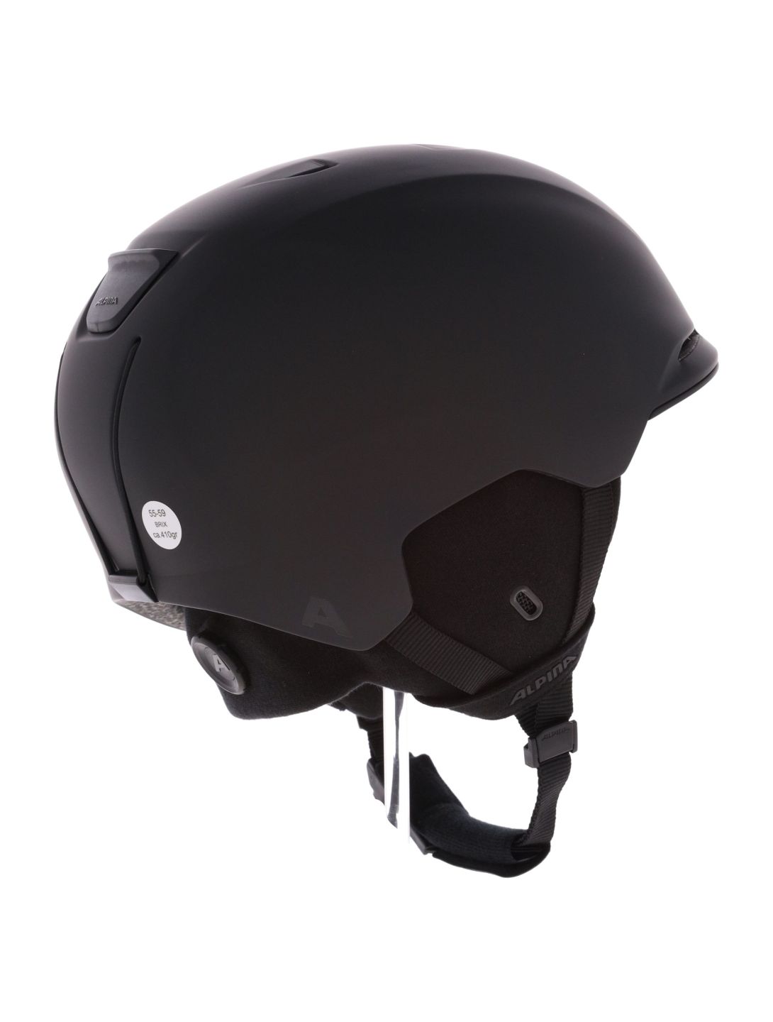 Alpina, Brix ski helmet unisex Black Matt black 