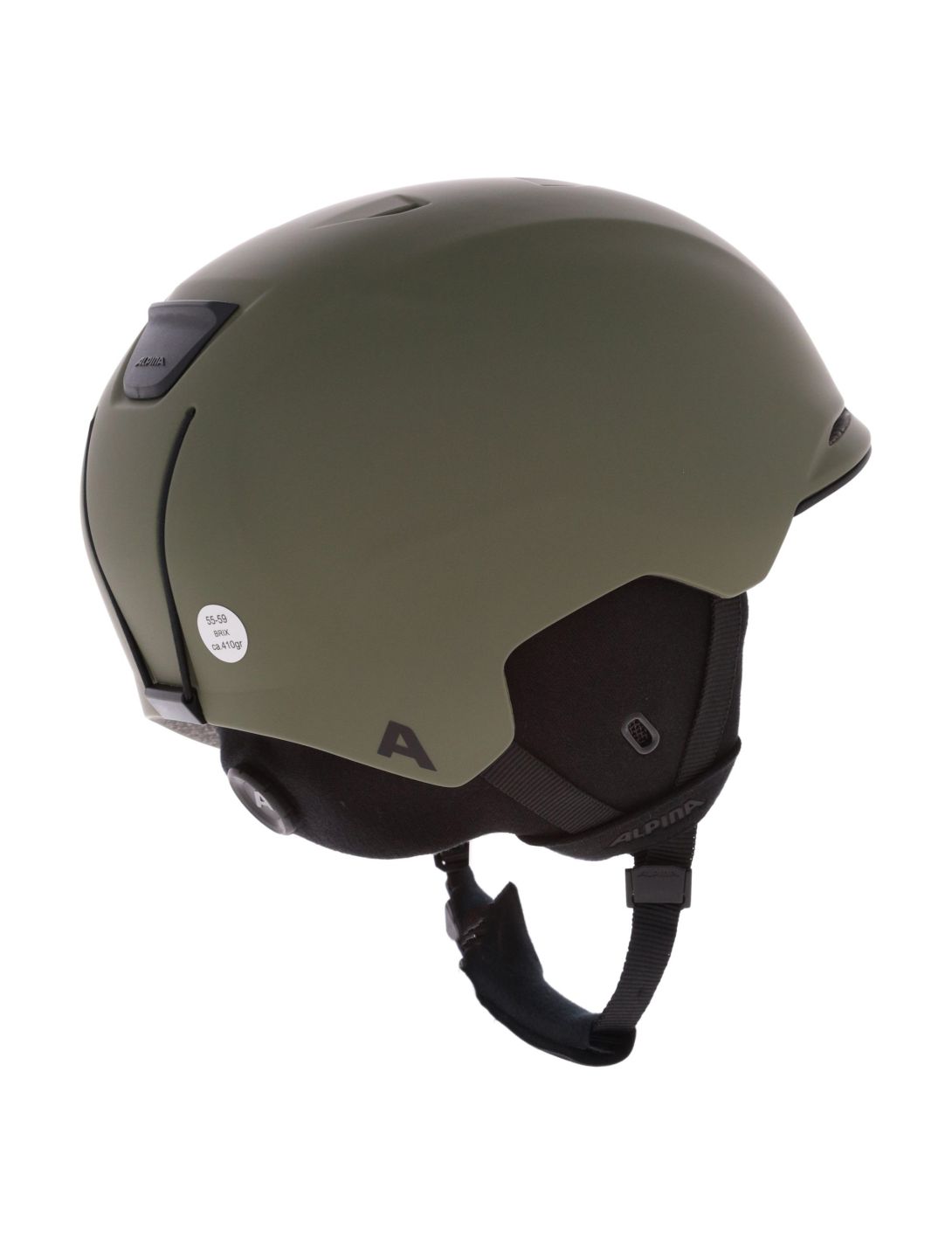 Alpina, Brix ski helmet unisex Olive Matt green 