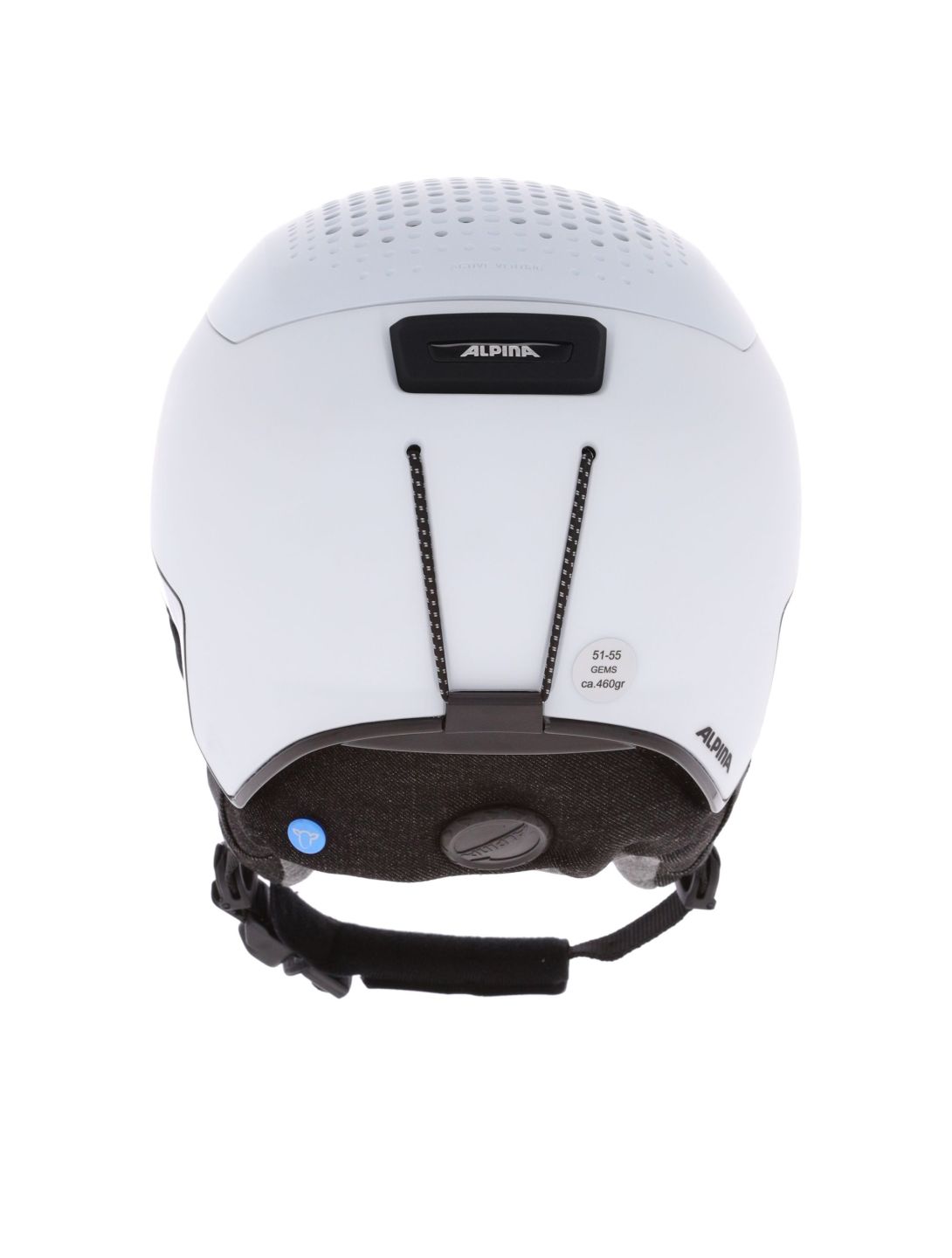 Alpina, Gems ski helmet unisex White Matt white 