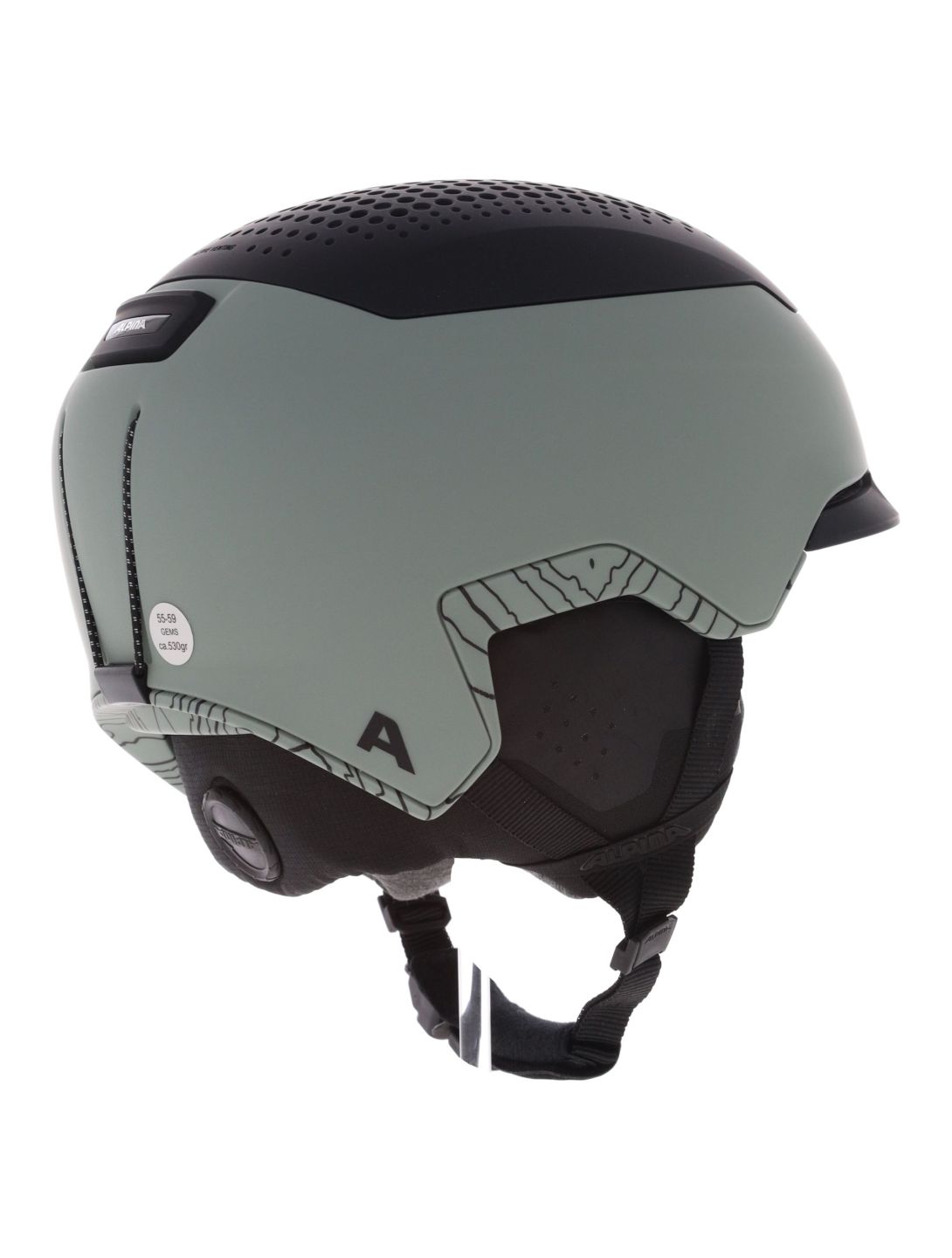 Alpina, Gems ski helmet unisex Willow Green Black Matt black, green 