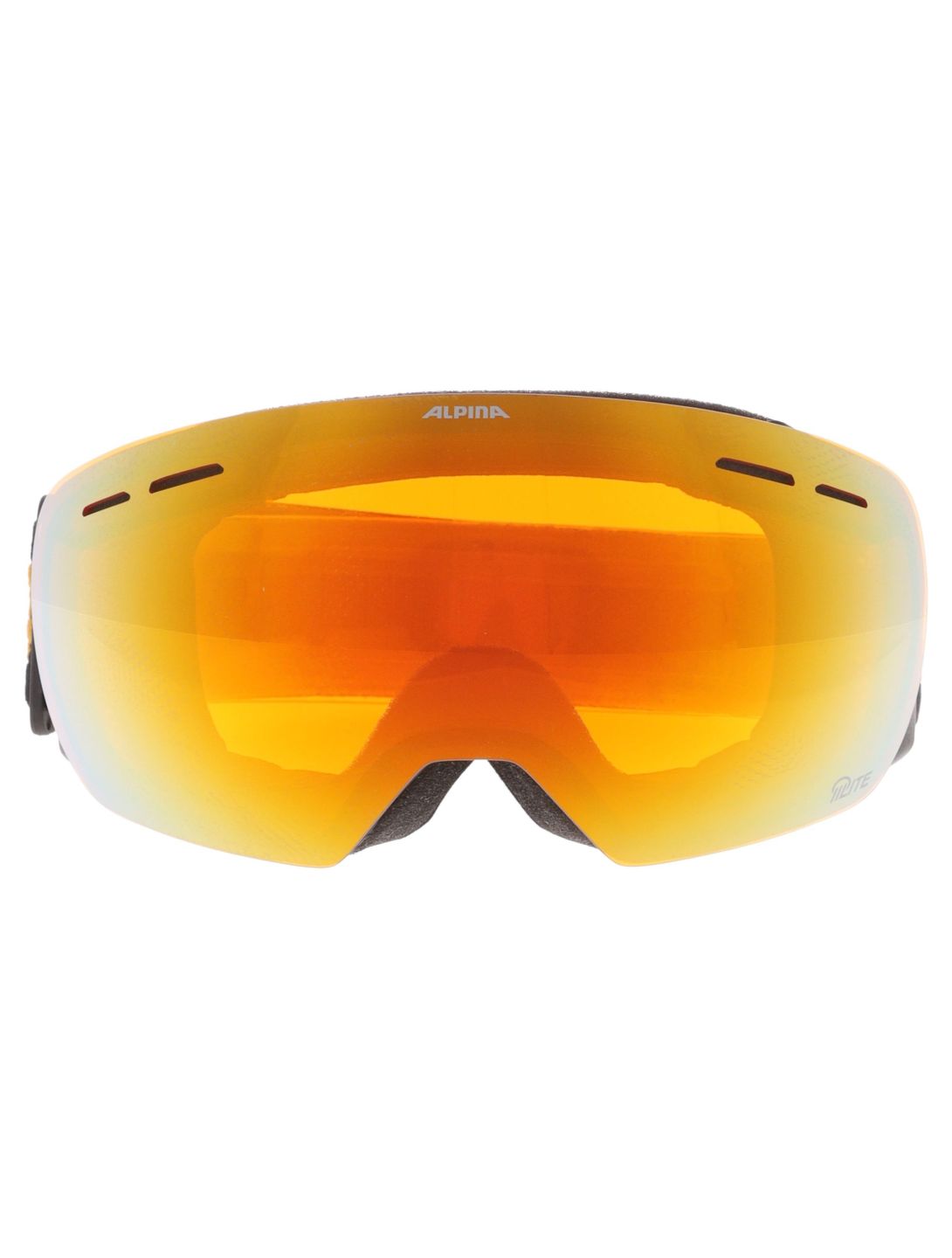 Alpina, Granby Q-lite goggles unisex Black Gold Matt black 