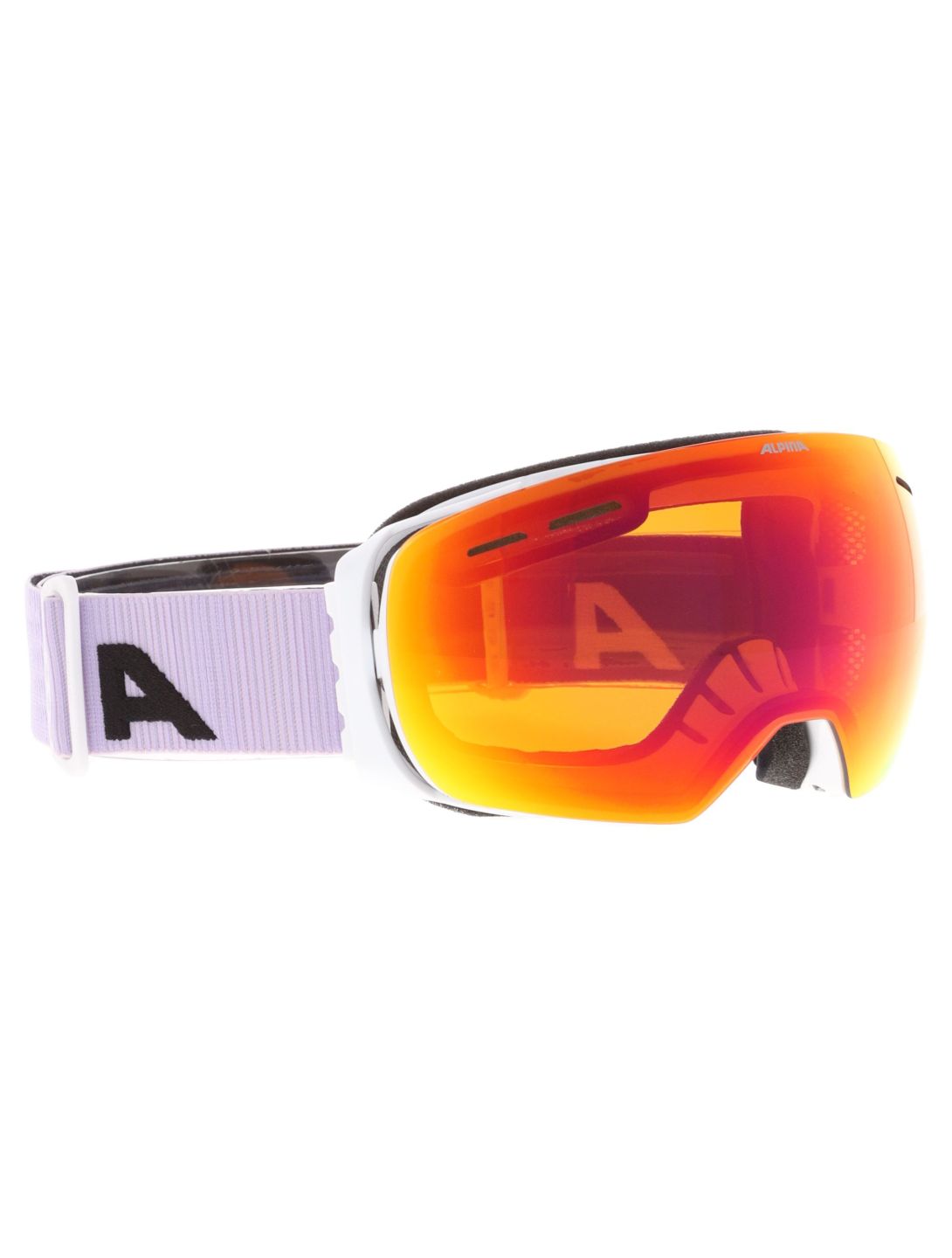 Alpina, Granby Q-lite goggles unisex White Lilac Matt white 