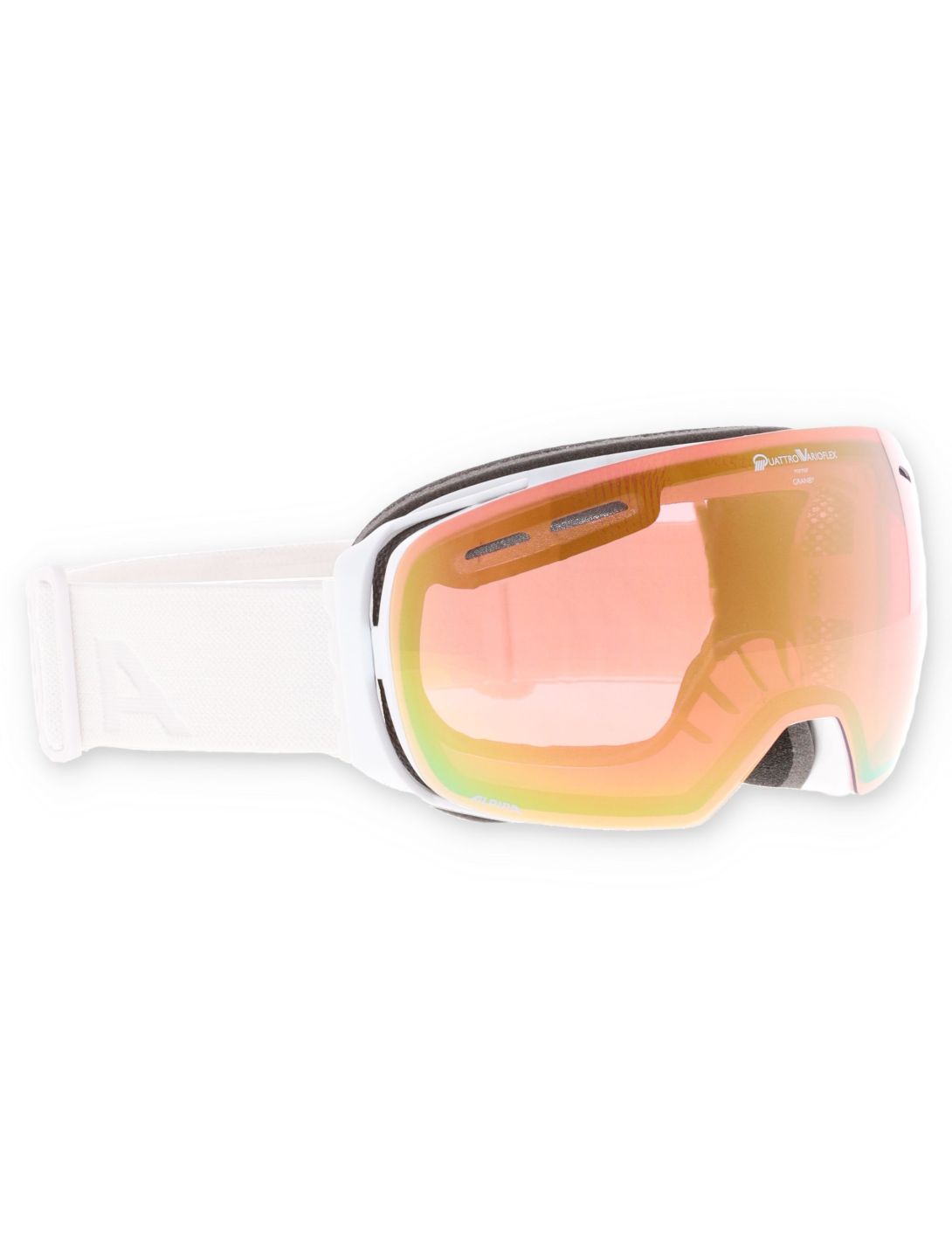 Alpina, Granby Qv goggles spare lens unisex White Gloss white 