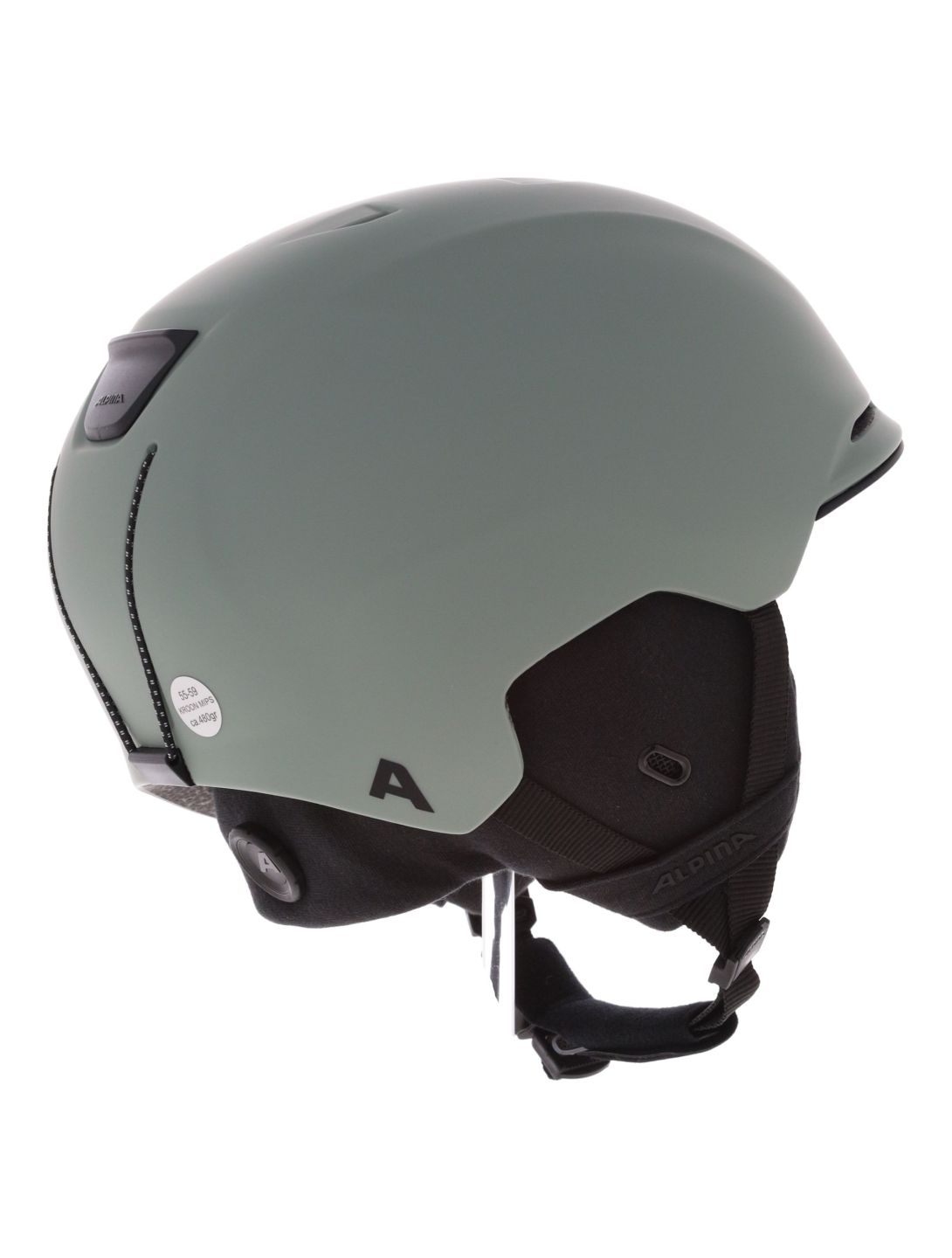 Alpina, Kroon Mips ski helmet unisex Willow Green Matt green 