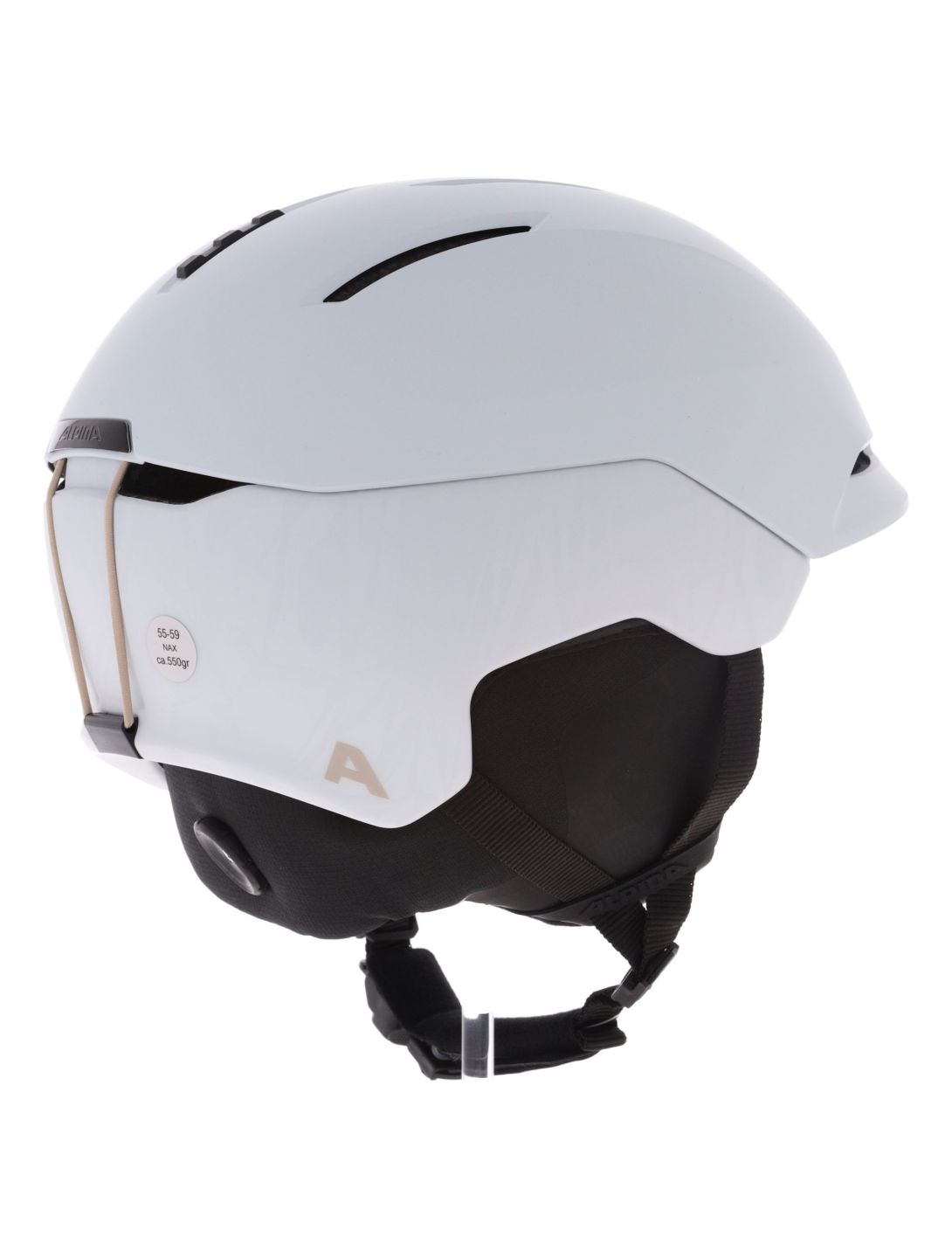 Alpina, Nax ski helmet unisex White Camo Matt white 