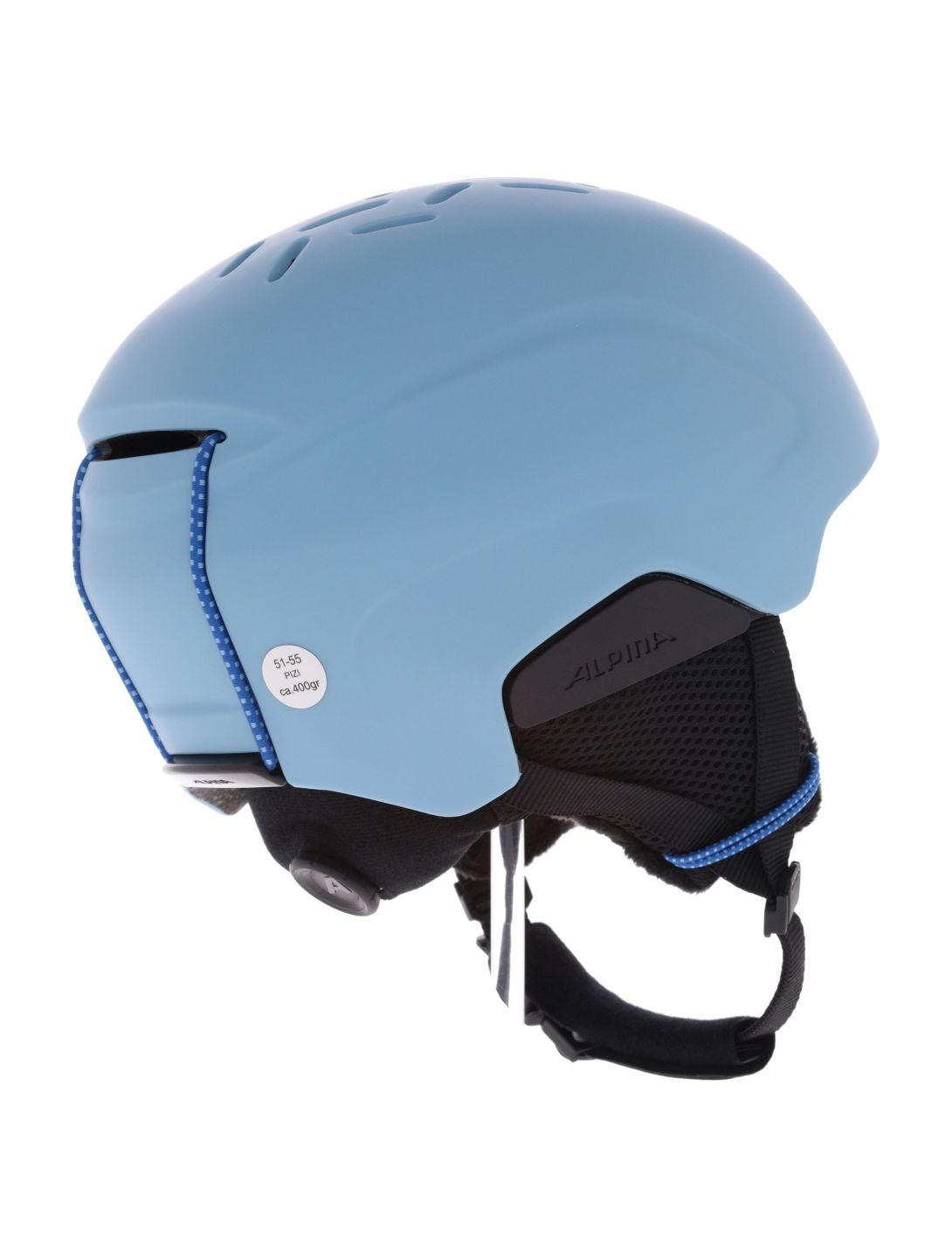 Alpina, Pizi ski helmet kids Smoke Blue Matt blue 