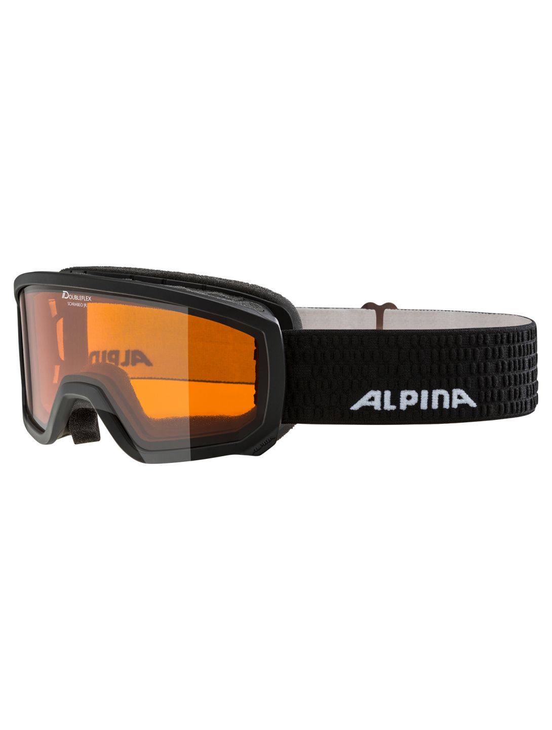 Alpina, Scarabeo Jr. goggles kids Black matt black 