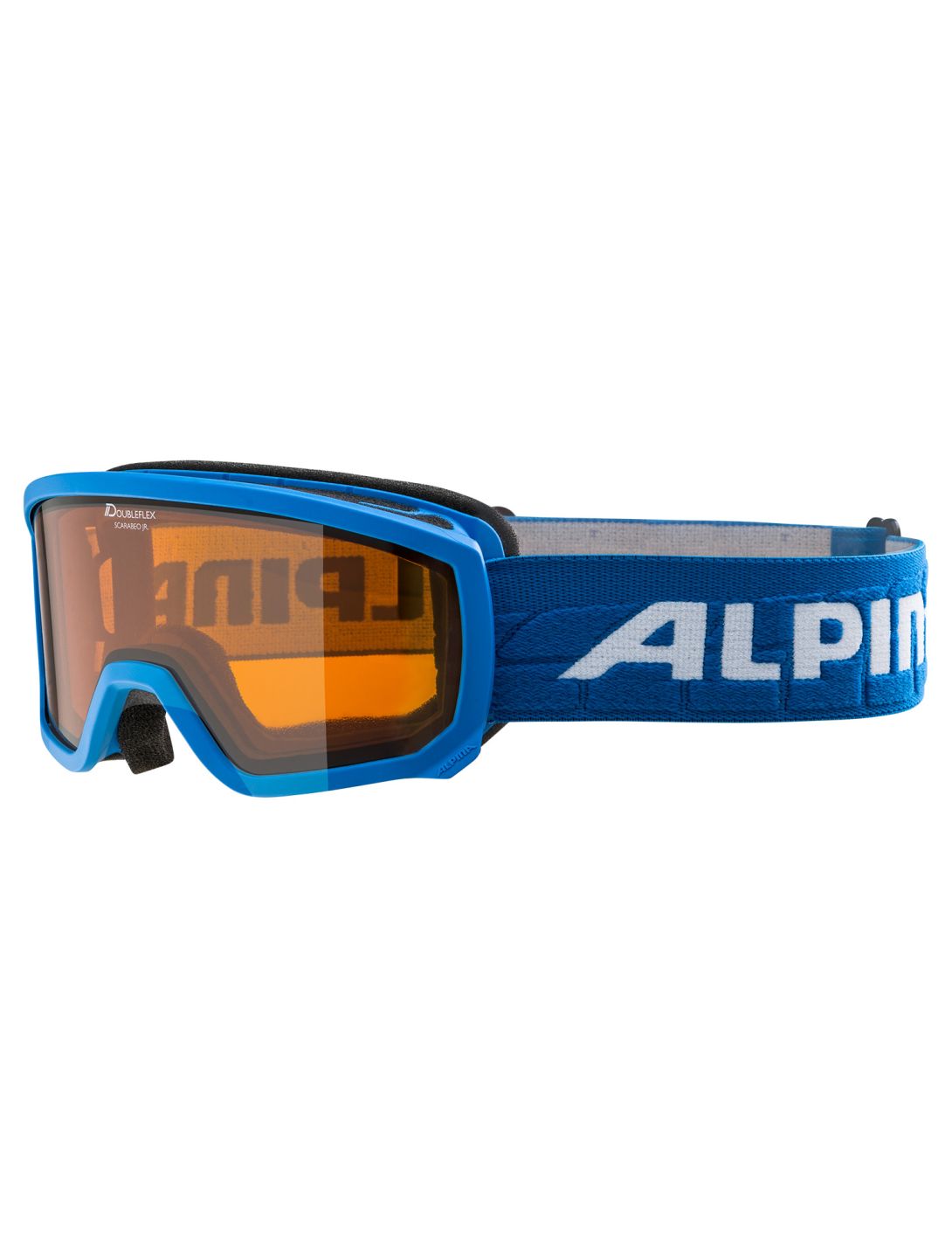 Alpina, Scarabeo Jr. goggles kids Light Blue Matt blue 