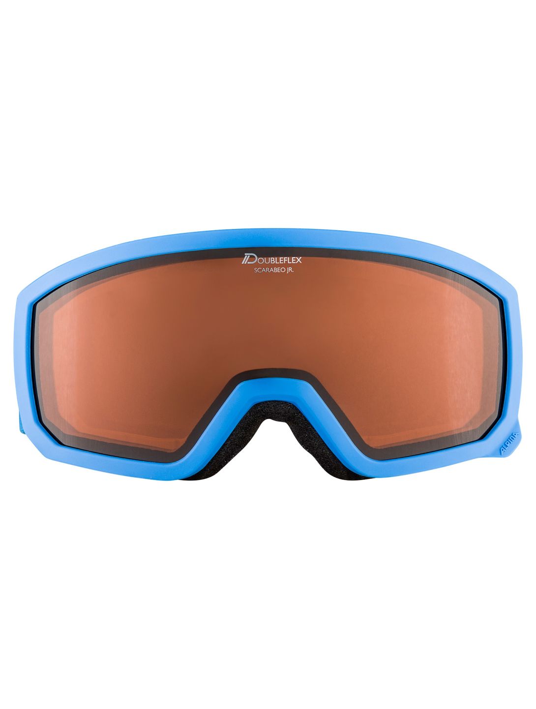 Alpina, Scarabeo Jr. goggles kids Light Blue Matt blue 