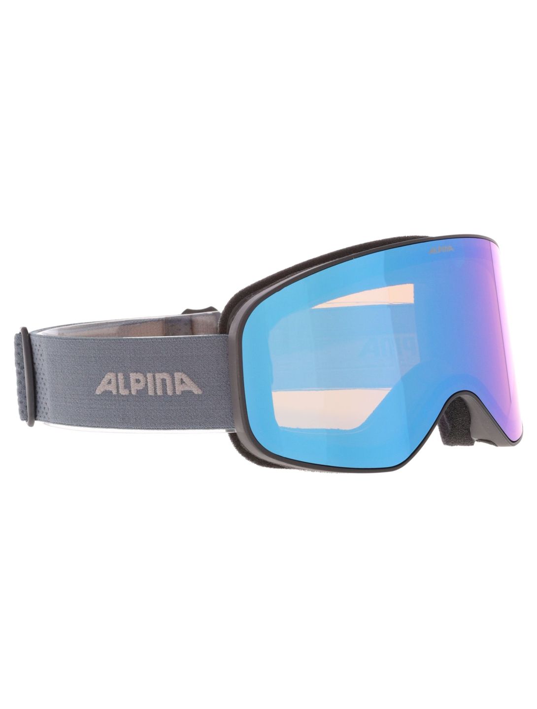 Alpina, Slope Q-Lite goggles unisex Black Dirtblue Matt blue 