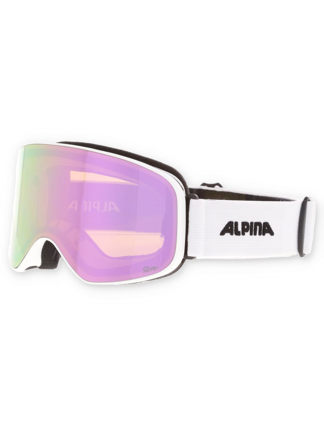 Alpina, Slope Q-Lite goggles unisex White Matt white 