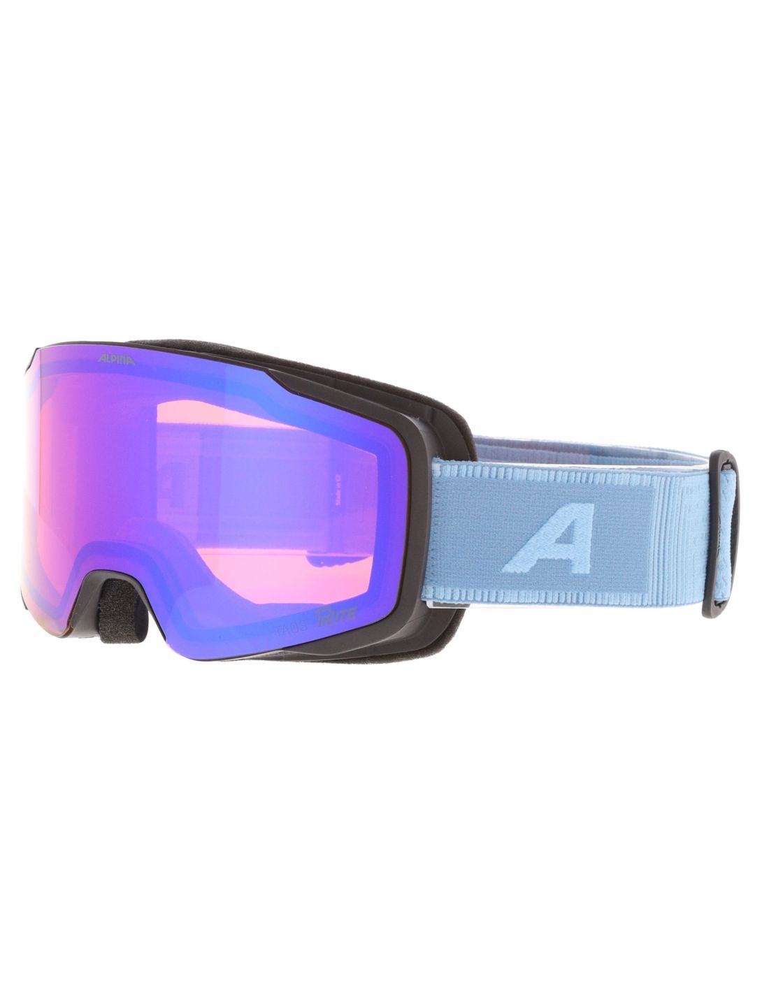 Alpina, Taos Q-Lite goggles unisex Black Smoke Blue Matt blue 