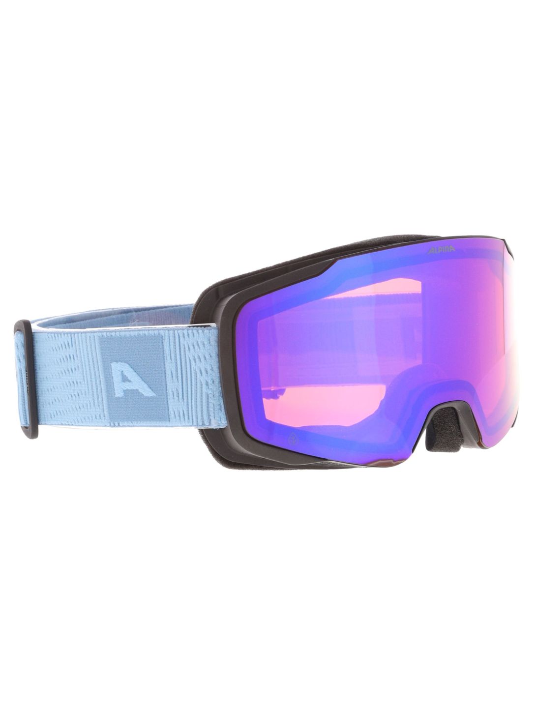 Alpina, Taos Q-Lite goggles unisex Black Smoke Blue Matt blue 