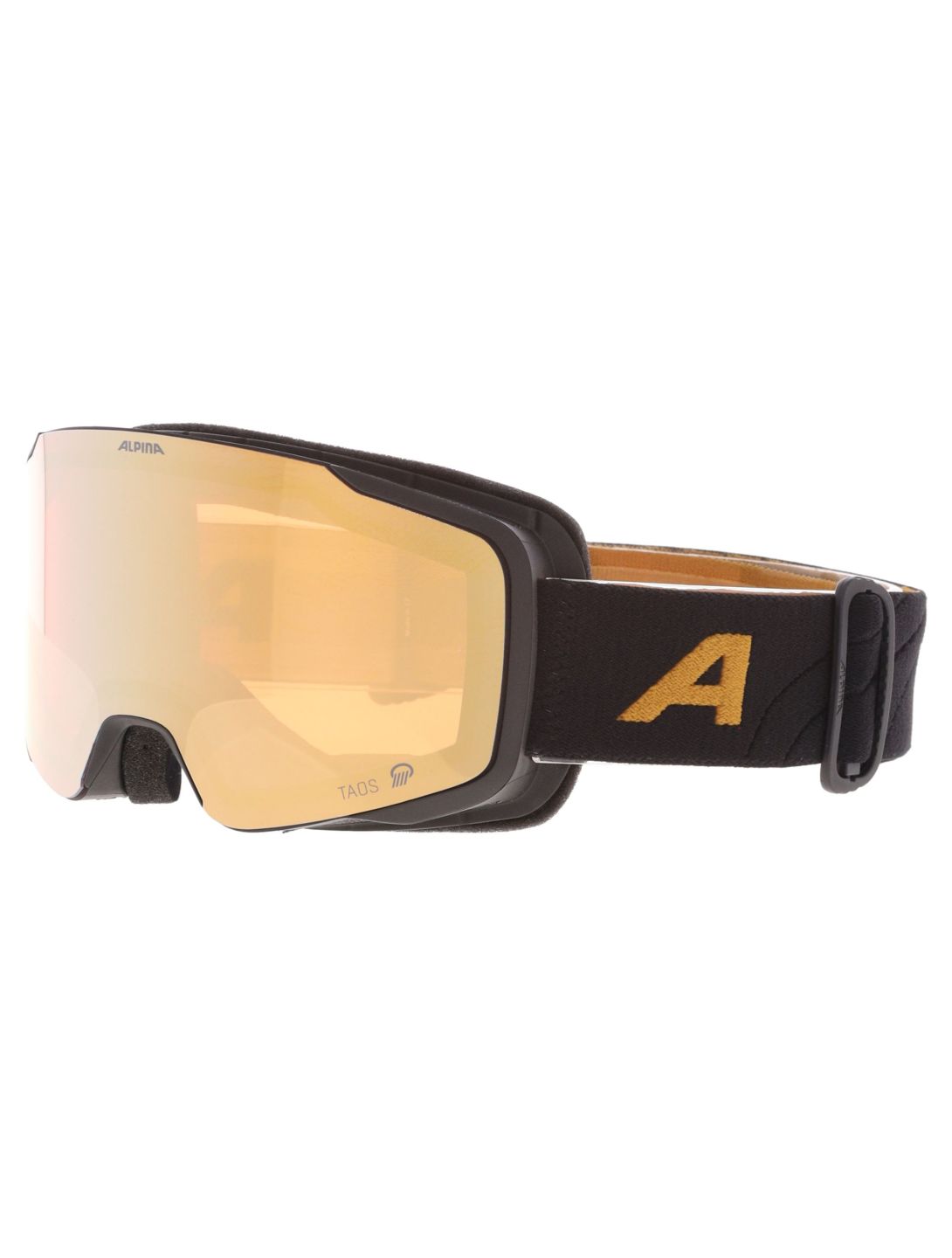 Alpina, Taos Q goggles unisex Black Gold Matt black, Goud 